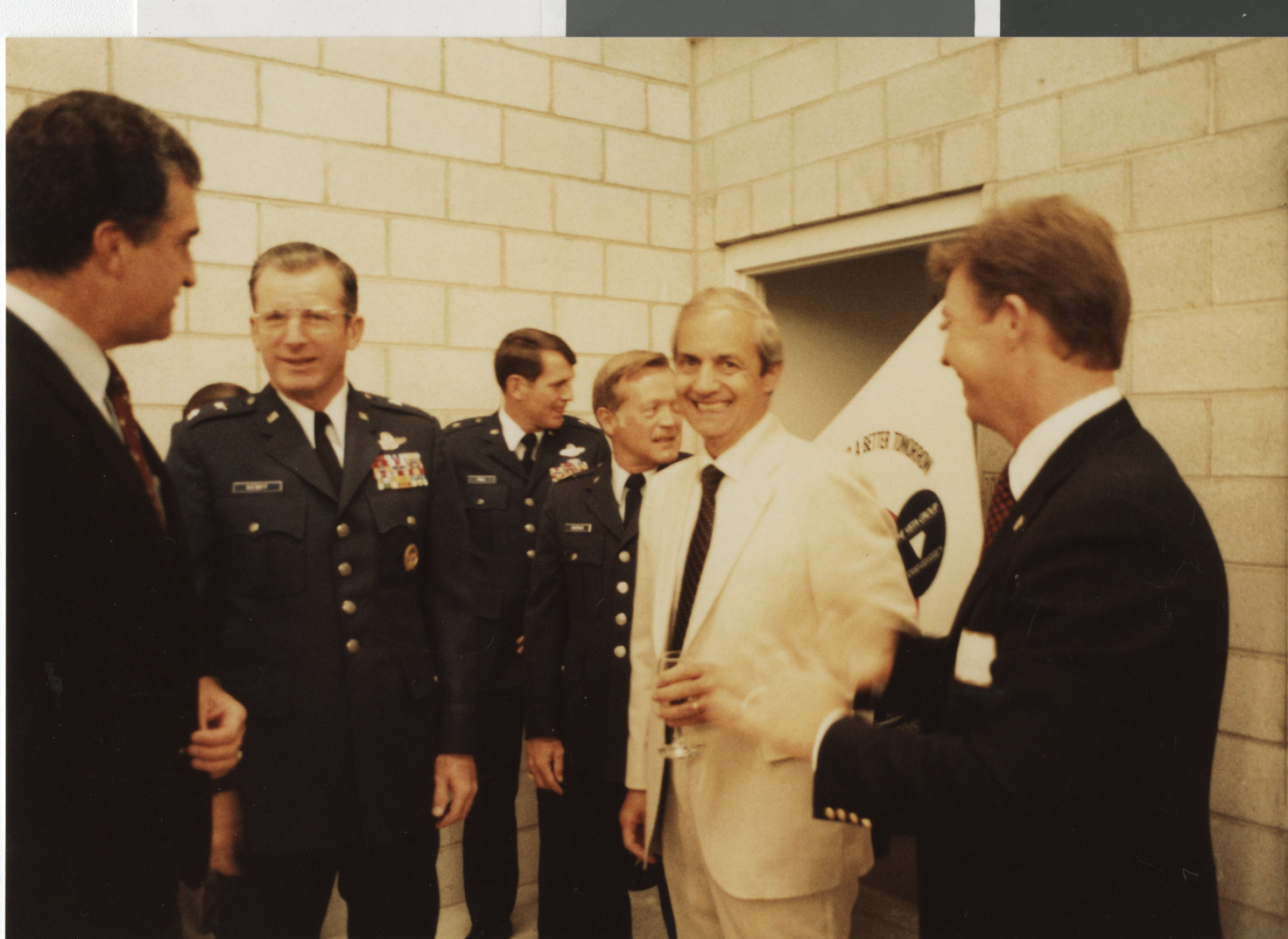 Photograph of Ron Lurie at an event, circa 1978