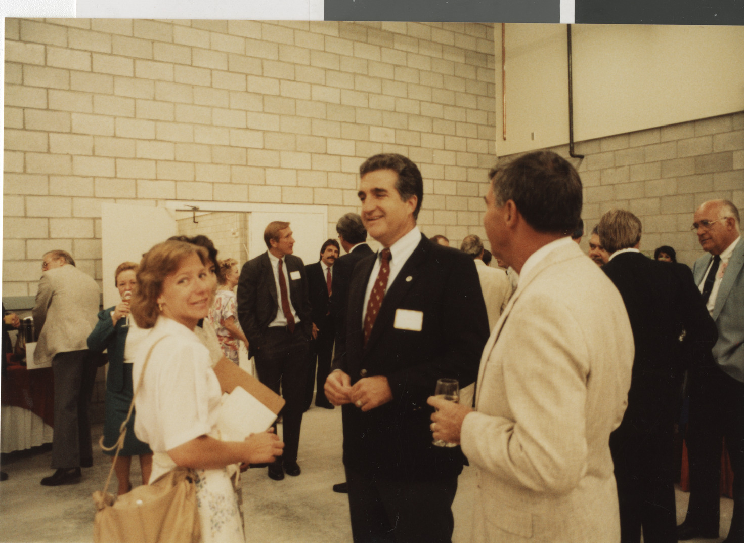 Photograph of Ron Lurie at an event, circa 1978