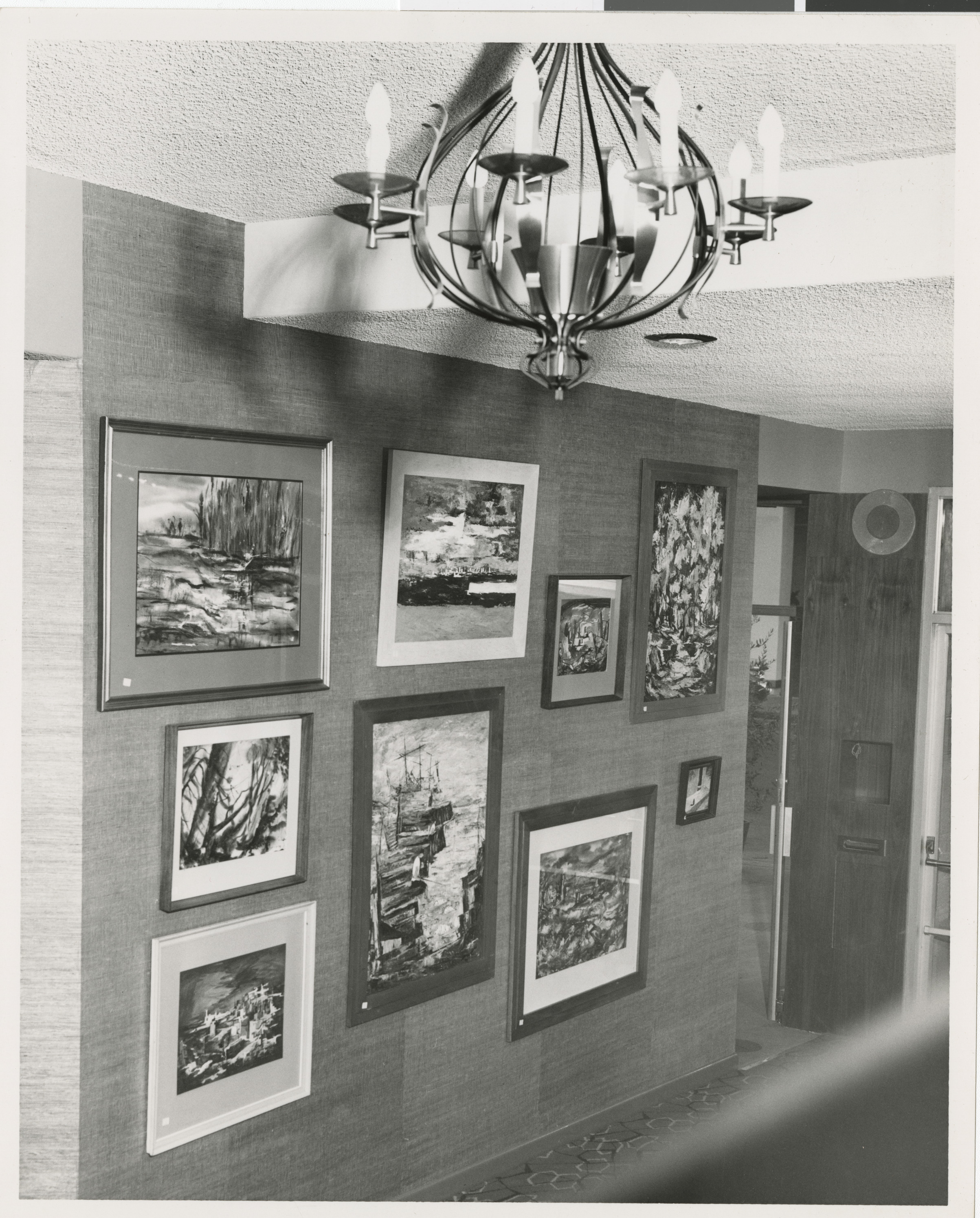 Photograph of interior of Guild Theater lobby