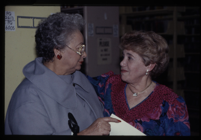 Transparency slide of the dedication of the Lloyd Katz Honors Lounge at UNLV Library