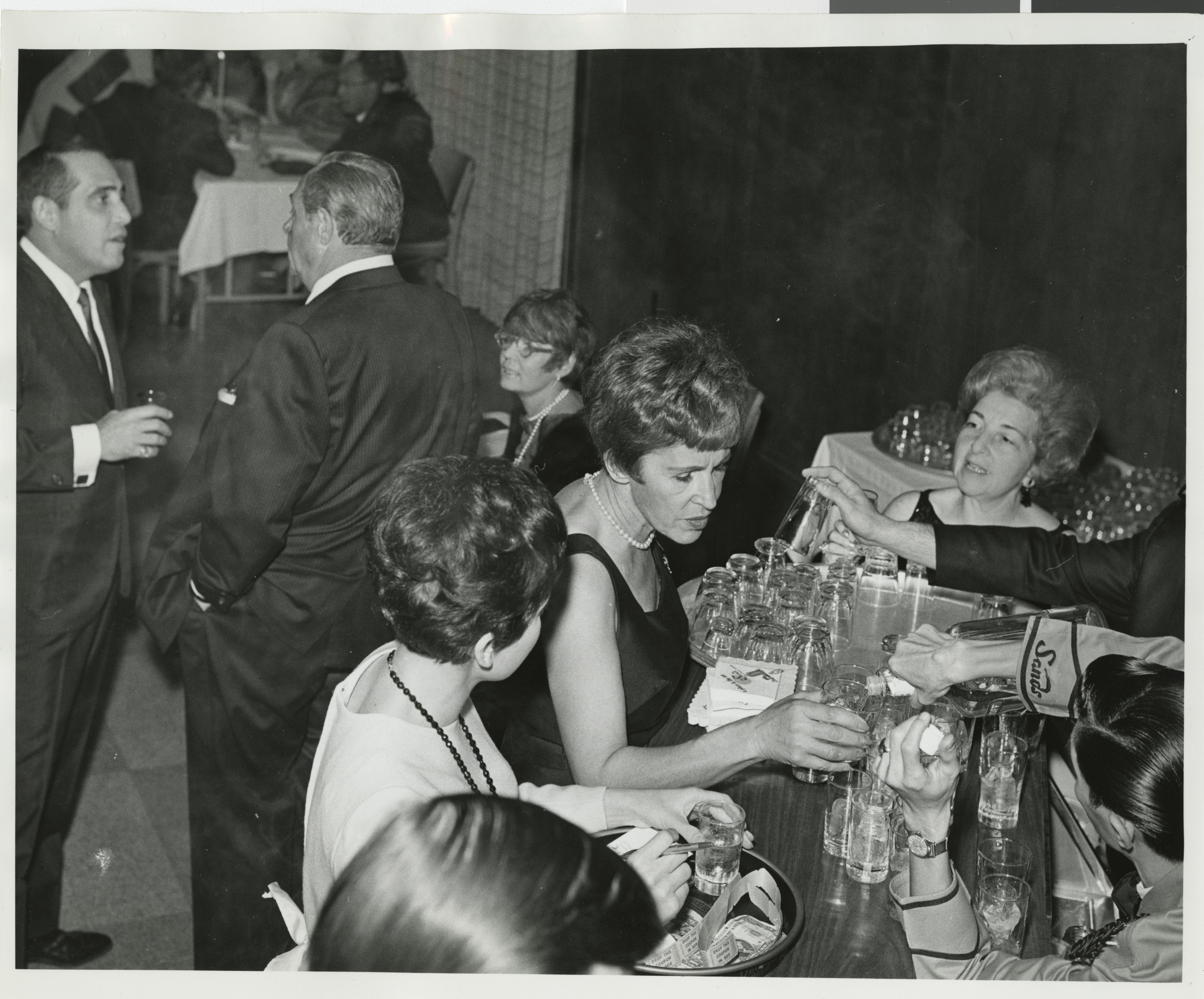 Photograph of Mrs. Carl Cohen birthday party, January 15, 1967