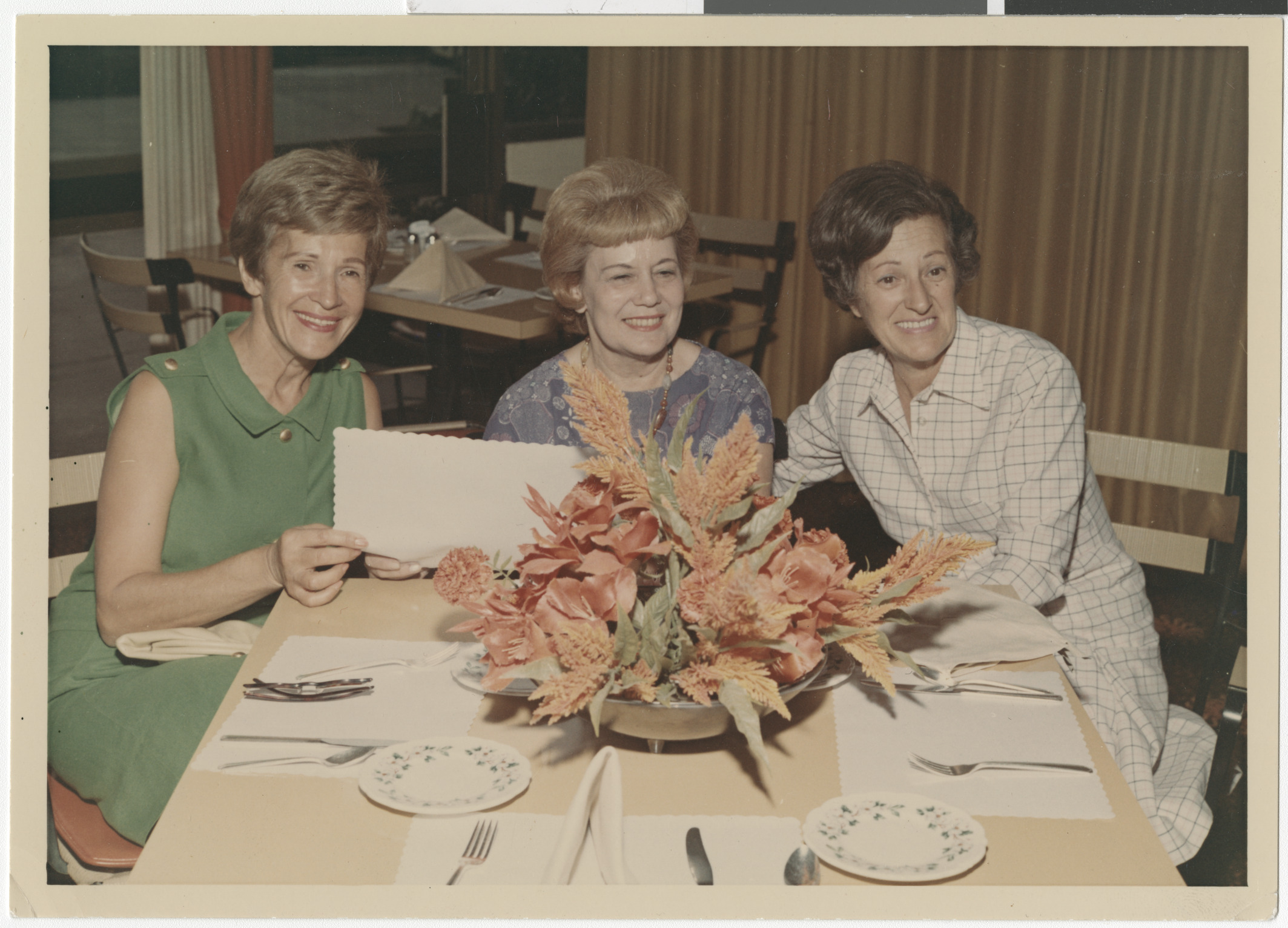 Photograph of Fran Cohen, unidentified woman, and Lillian Miller