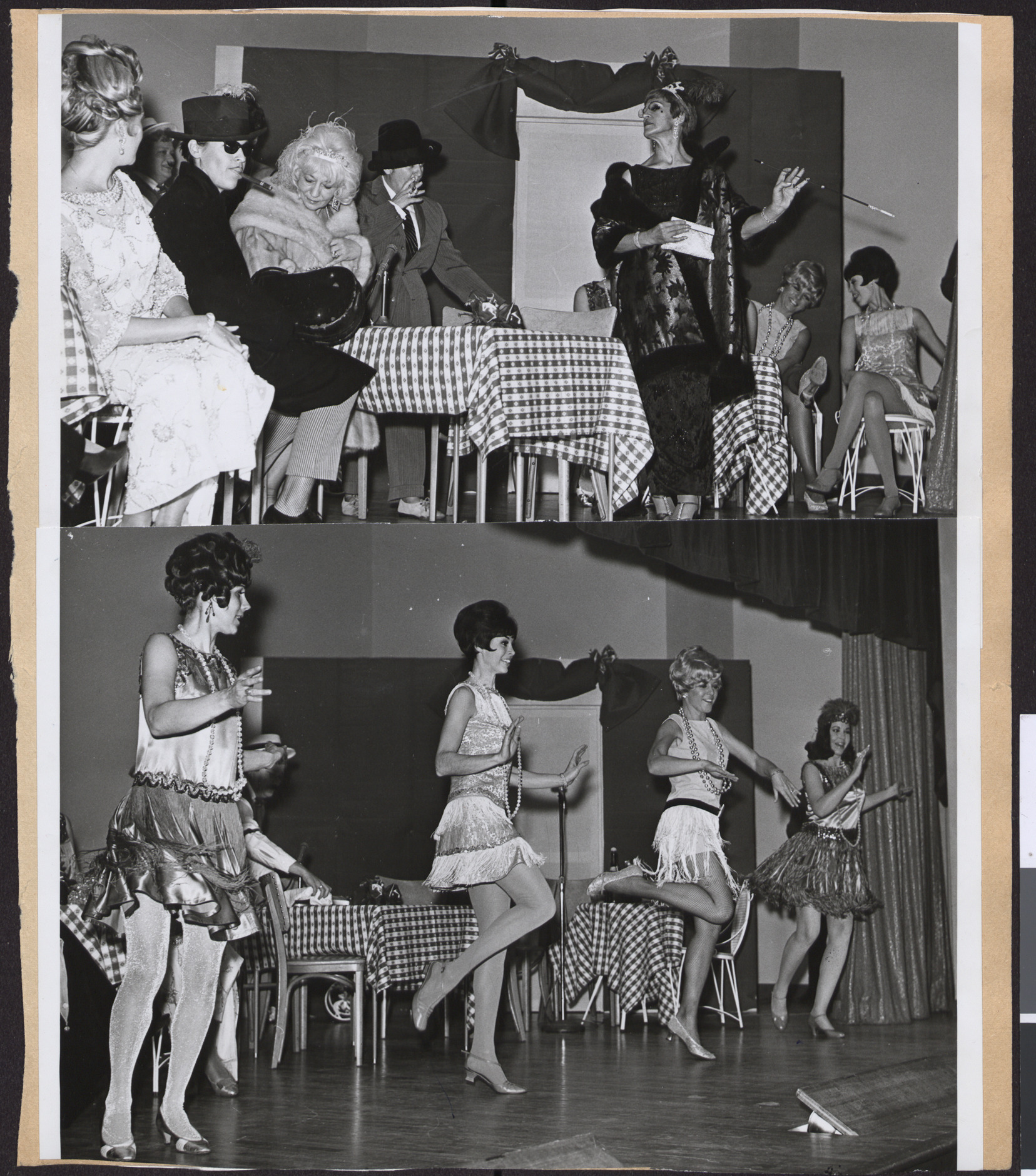 Photographs of performance at Hadassah Birthday Party, January 14, 1968