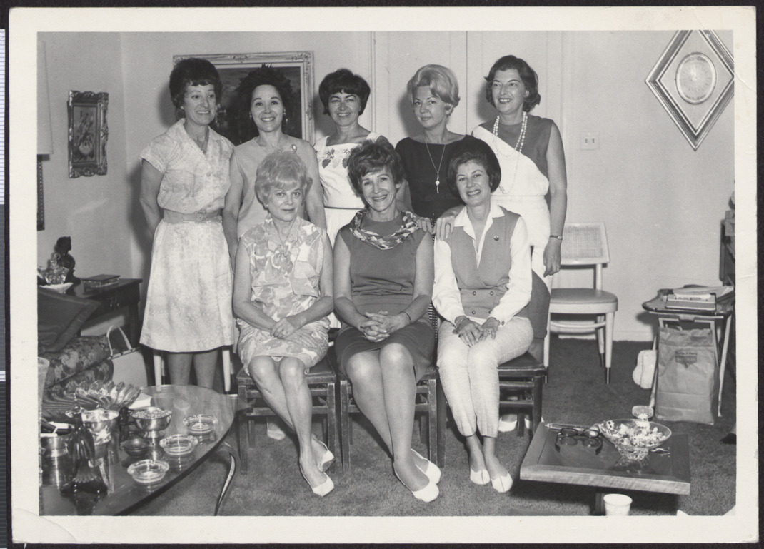 Photograph of a group of members of Hadassah