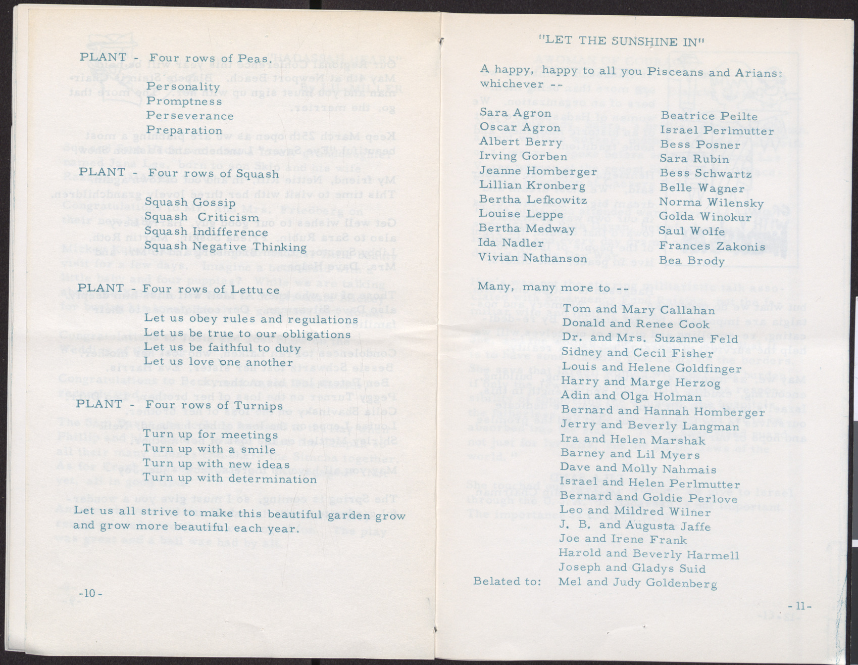 Hadassah Newsletter, March 1970, page 10-11