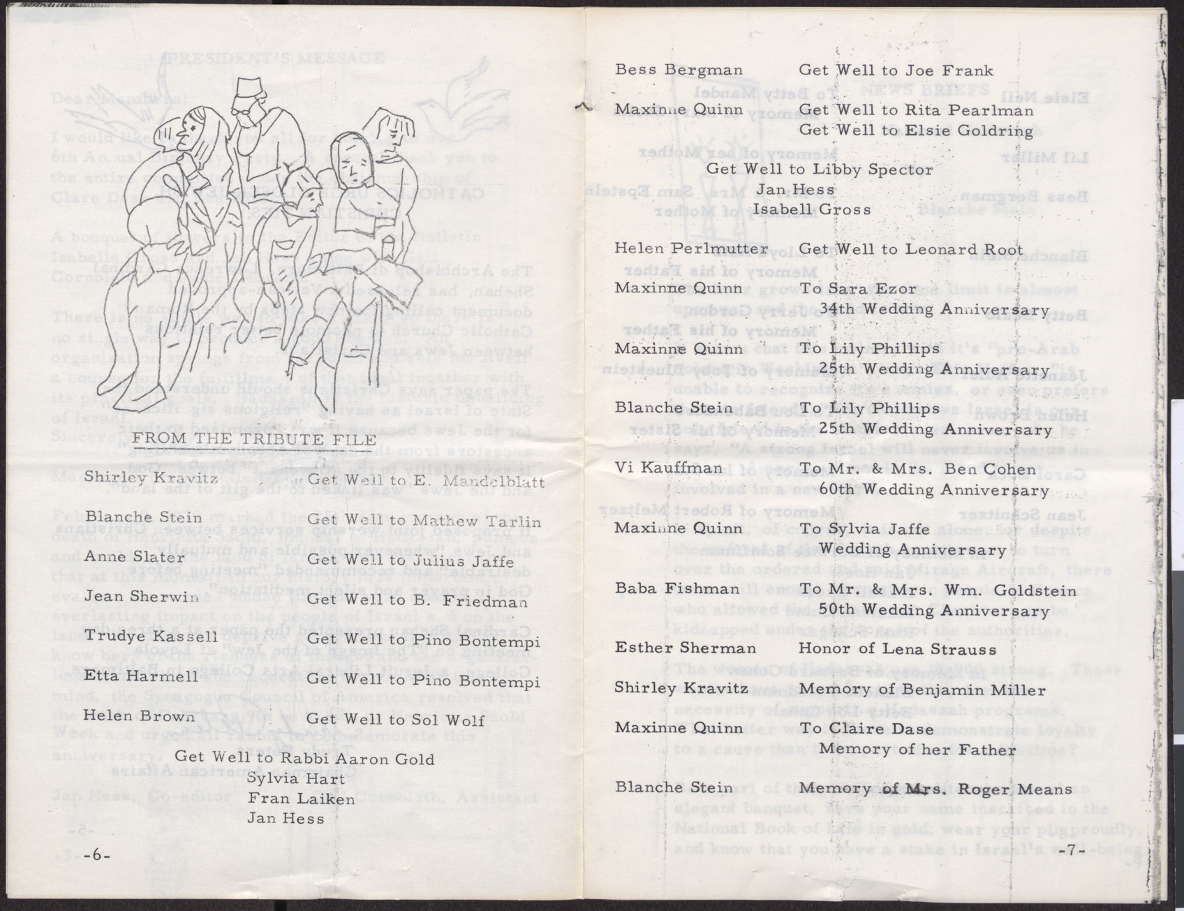 Hadassah Newsletter, February 1970, page 6-7