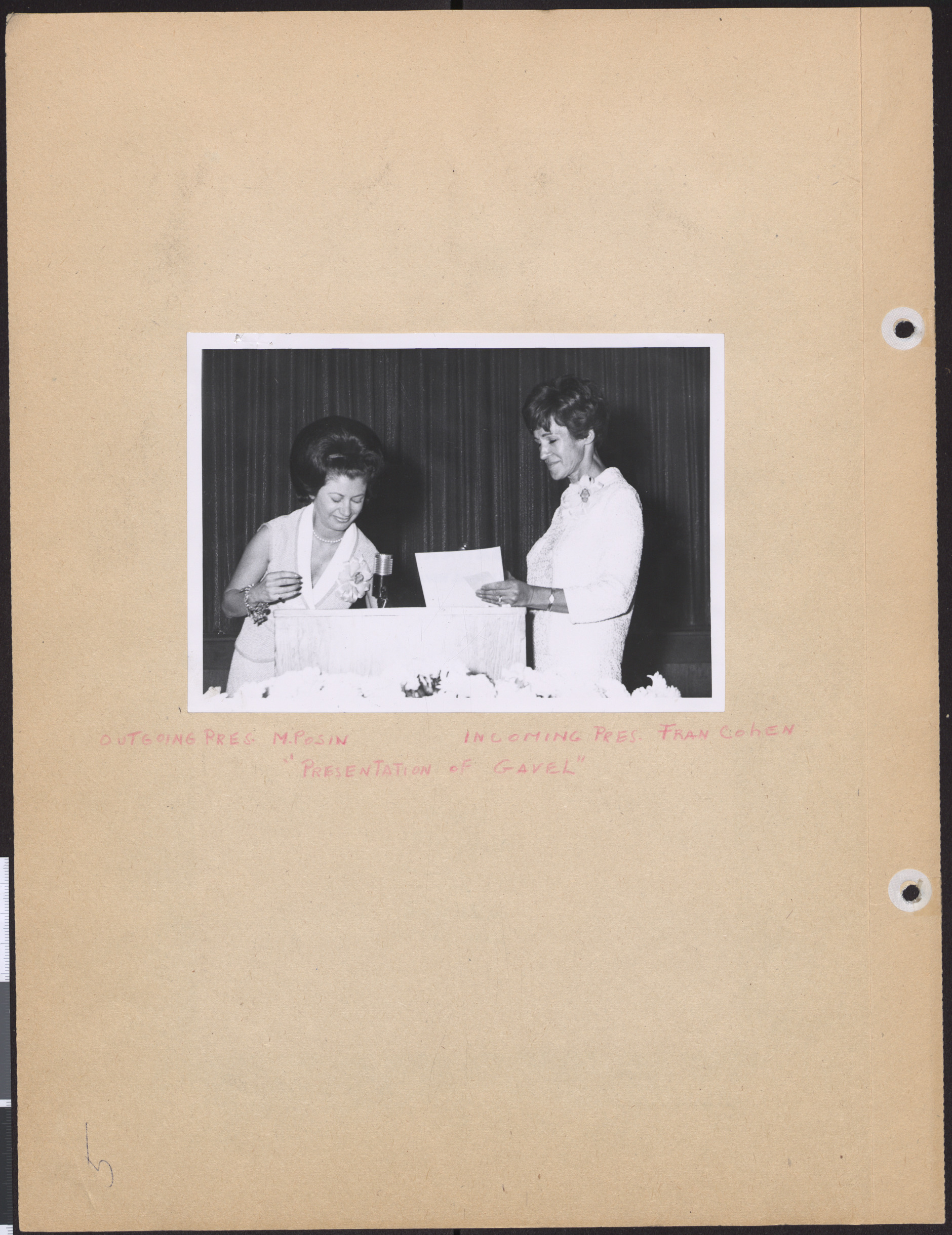 Photograph of Madelyn Posin and Fran Cohen