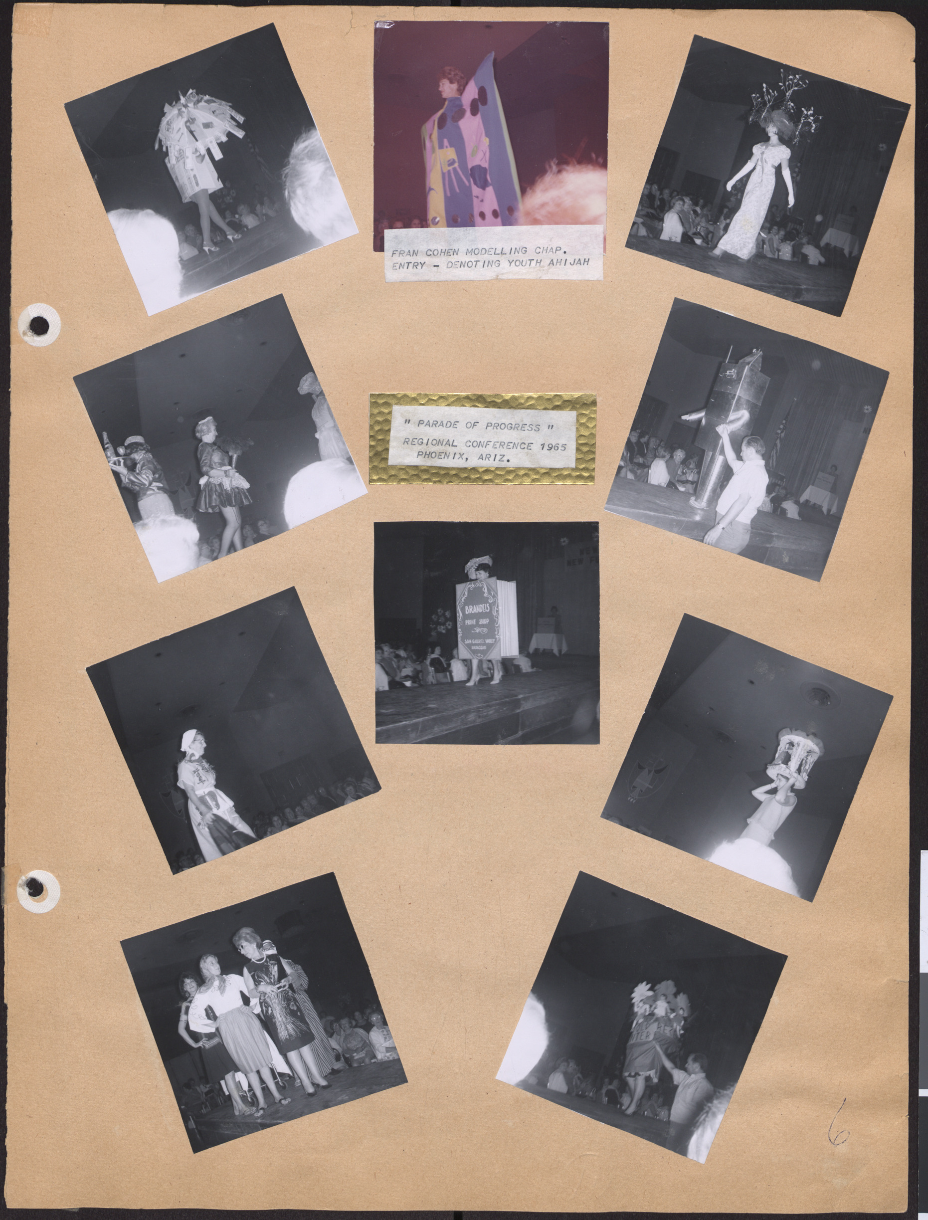 Photographs of Hadassah regional conference, Phoenix, Arizona, 1965