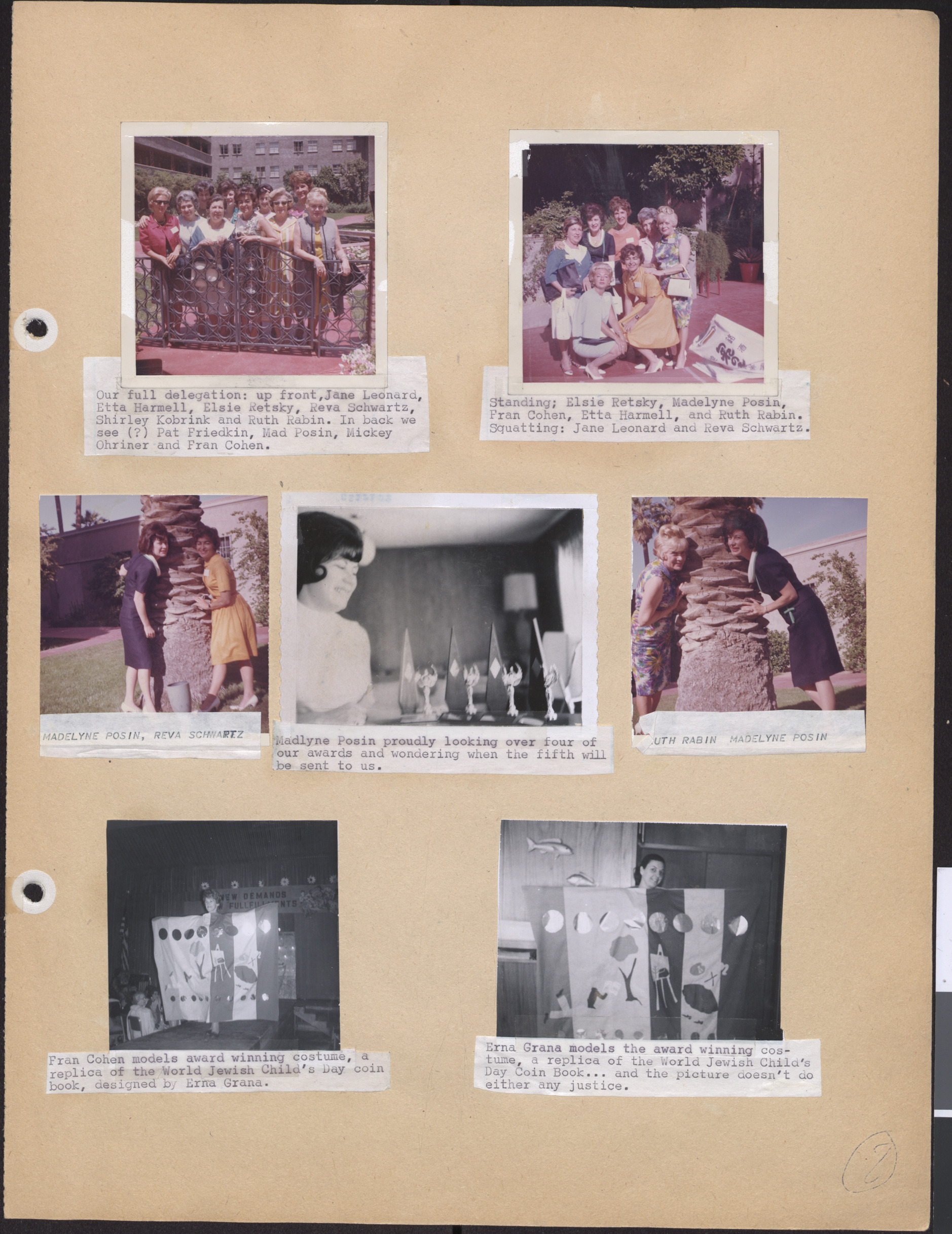 Photographs of Hadassah regional conference, Phoenix, Arizona, 1965