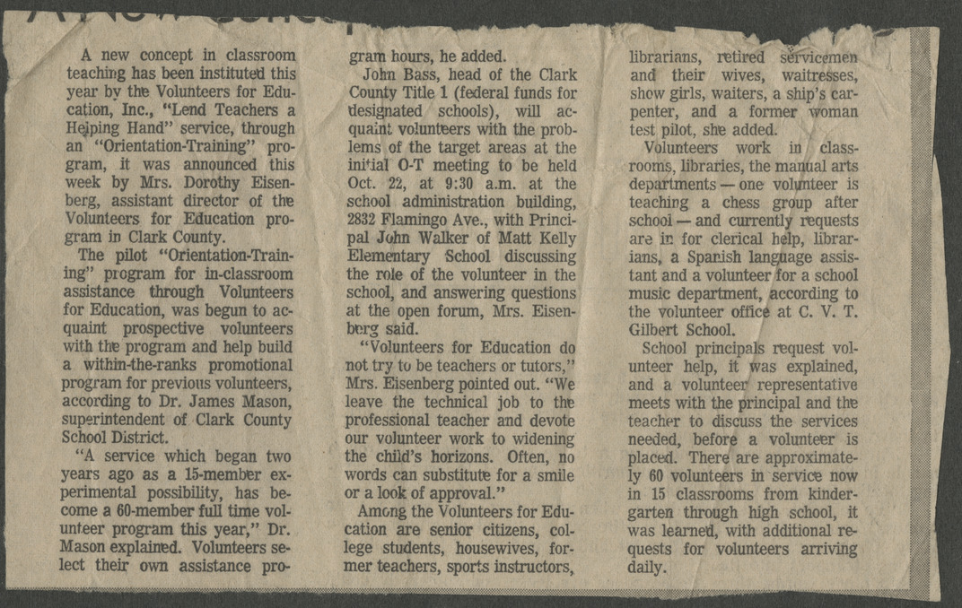 Newspaper clipping