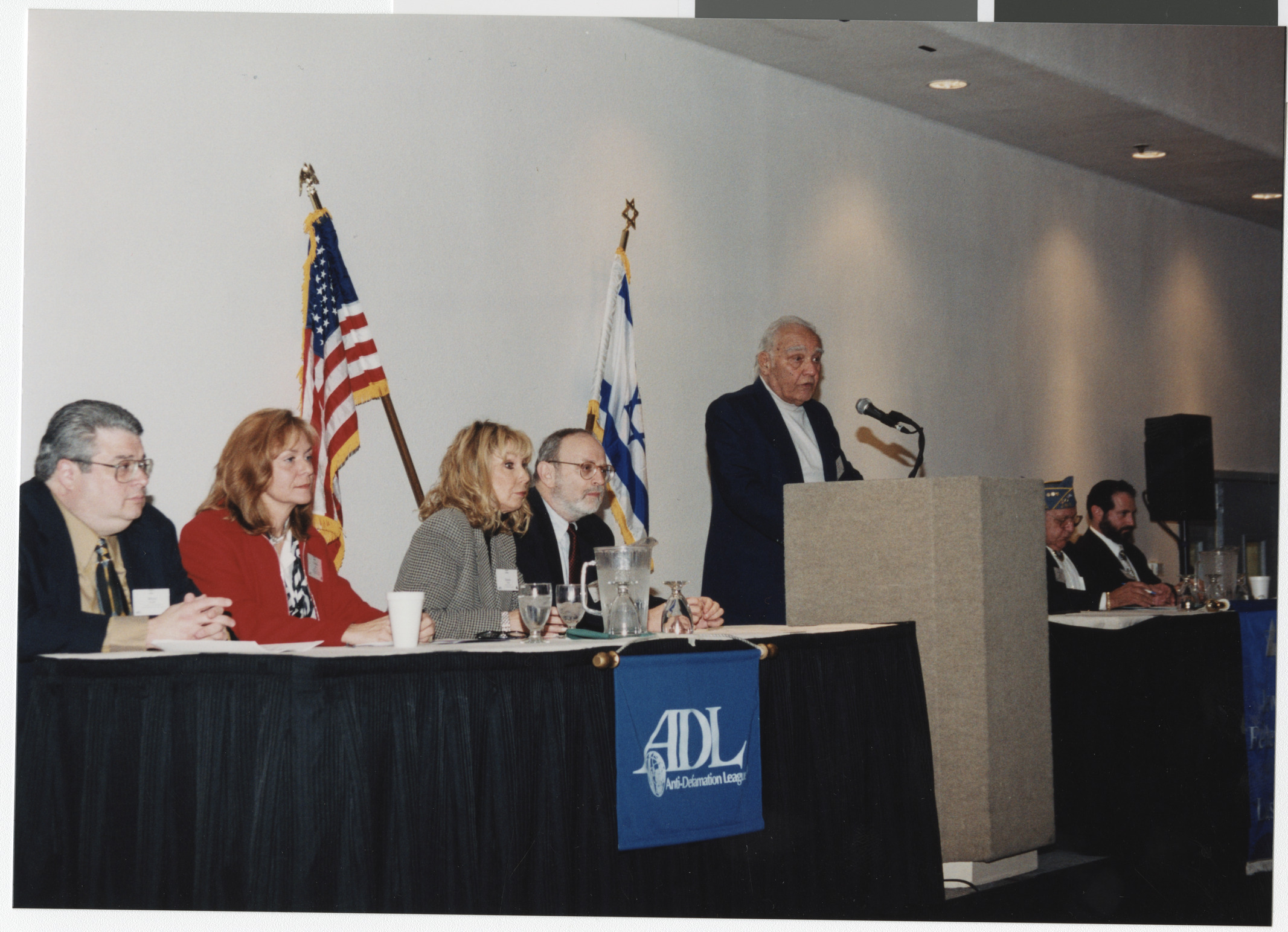 Photographs of an Anti-Defamation League meeting, undated