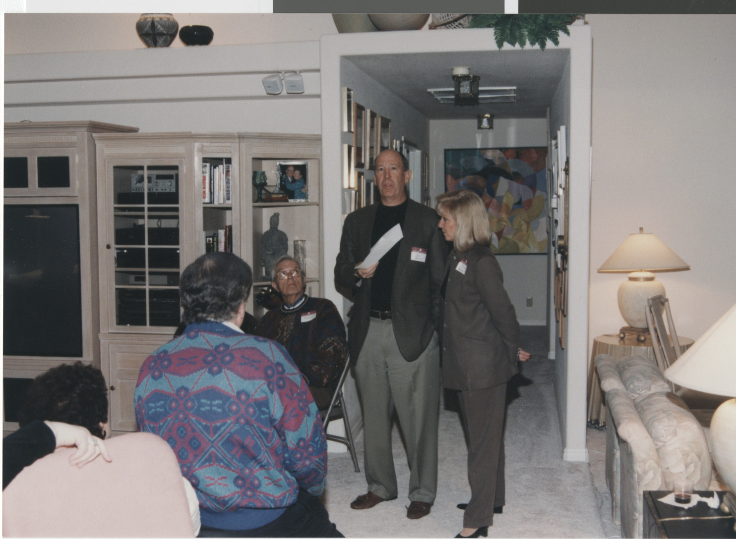 Photograph of outreach event at Stalsers, January 1999