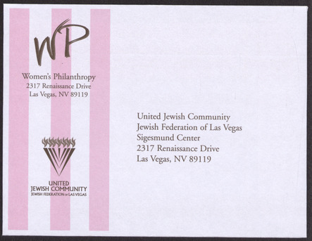 RSVP envelope for Style and the City event