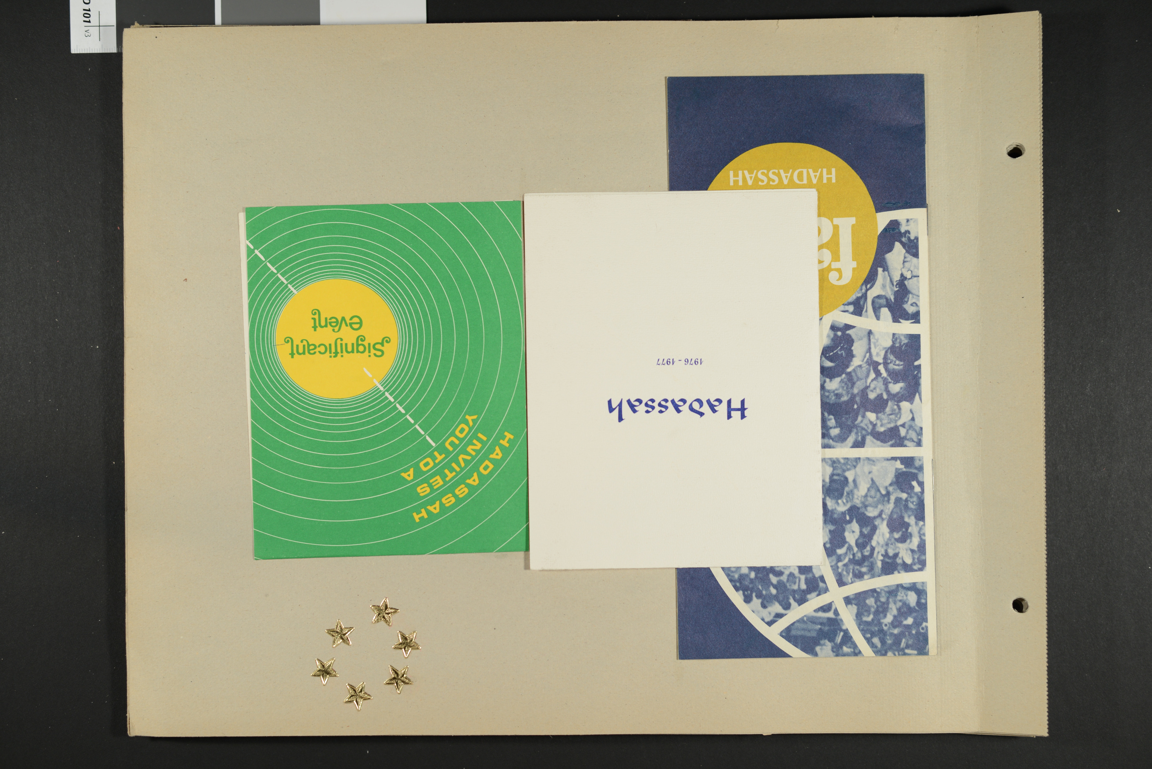 Hadassah programs and invitations, 1976