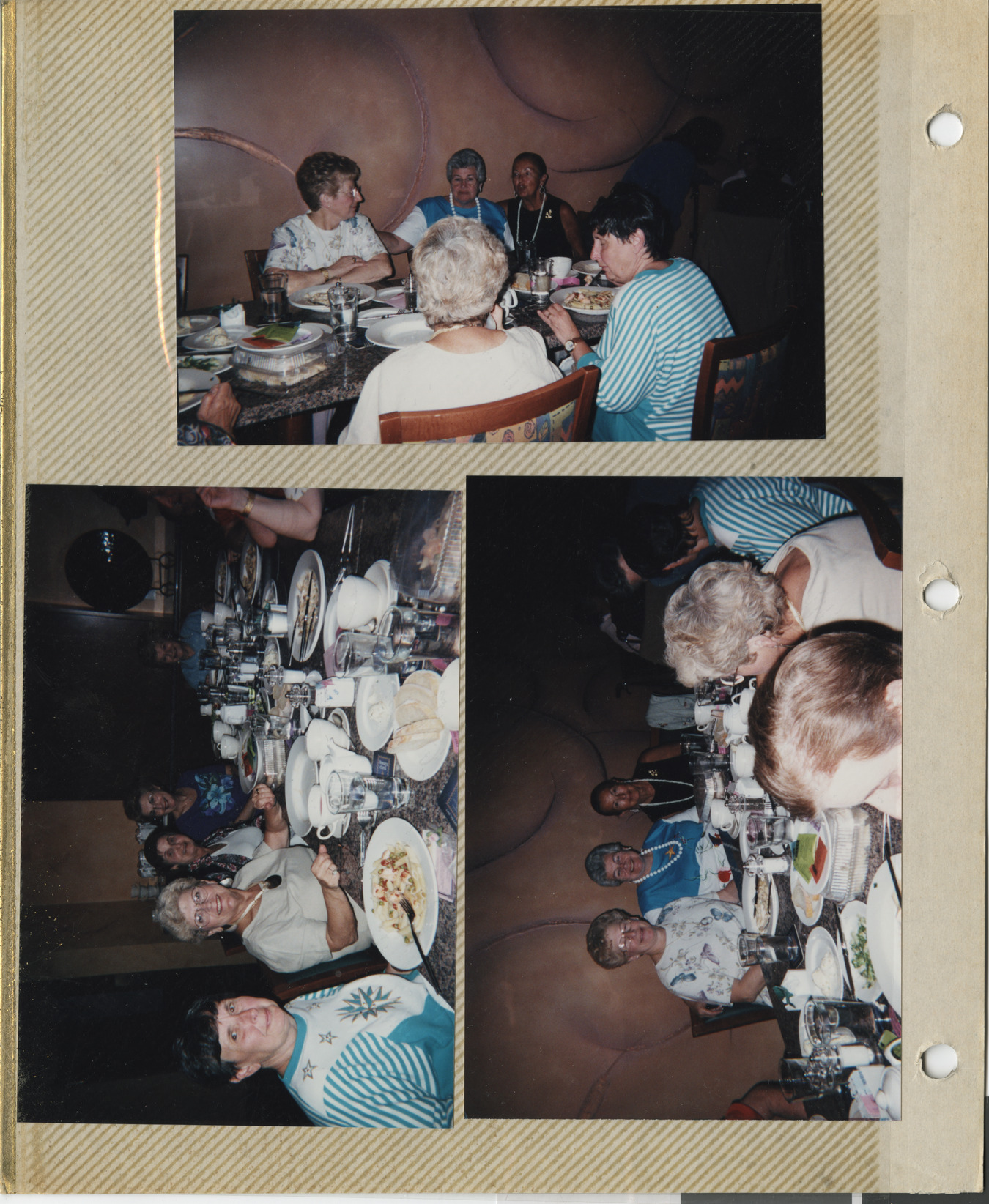 Photographs of the Aviva donor luncheon at Tanya Creek, 2001