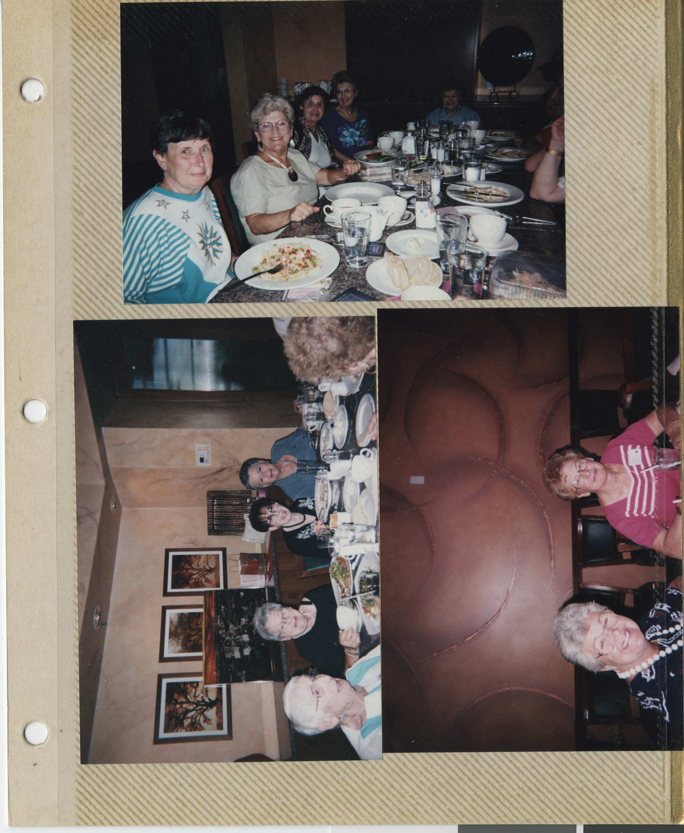 Photographs of the Aviva donor luncheon at Tanya Creek, 2001