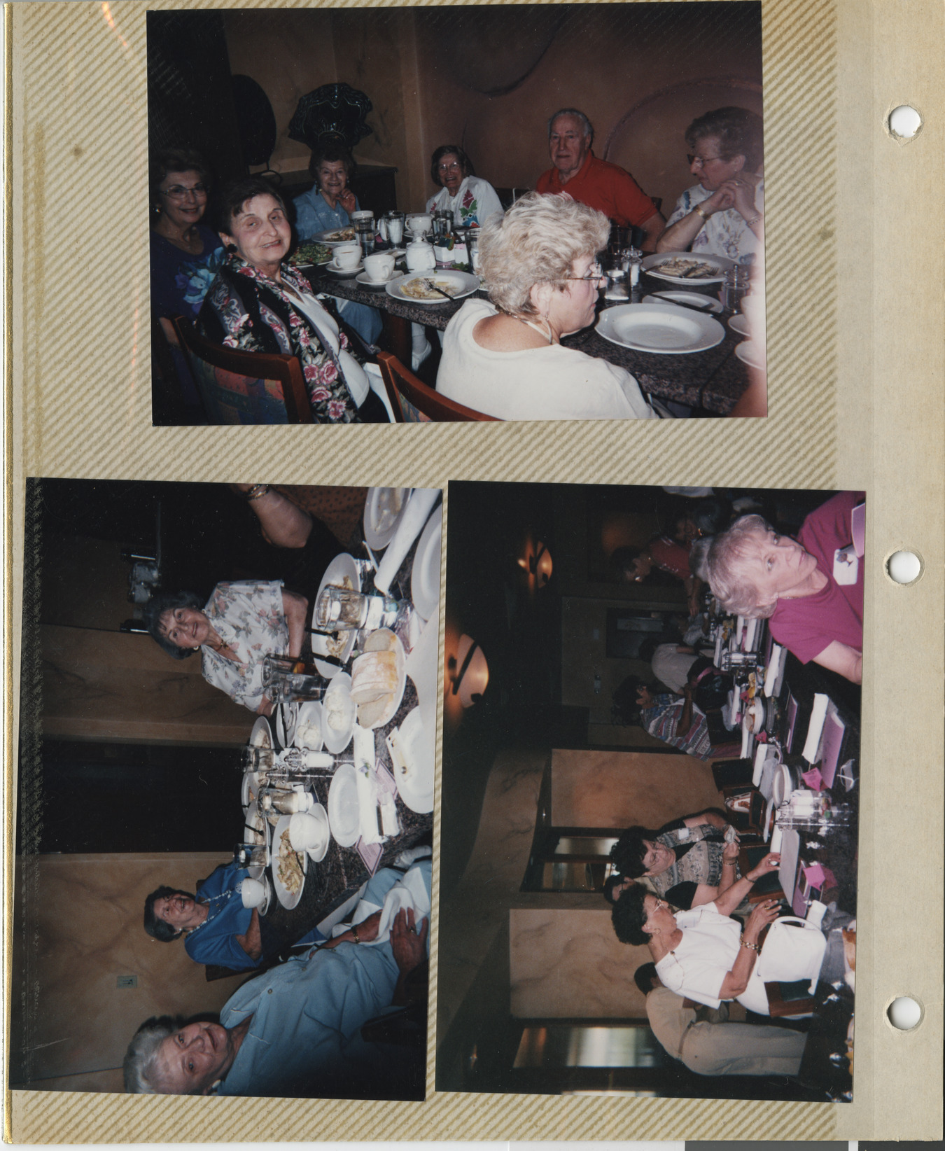 Photographs of the Aviva donor luncheon at Tanya Creek, 2001