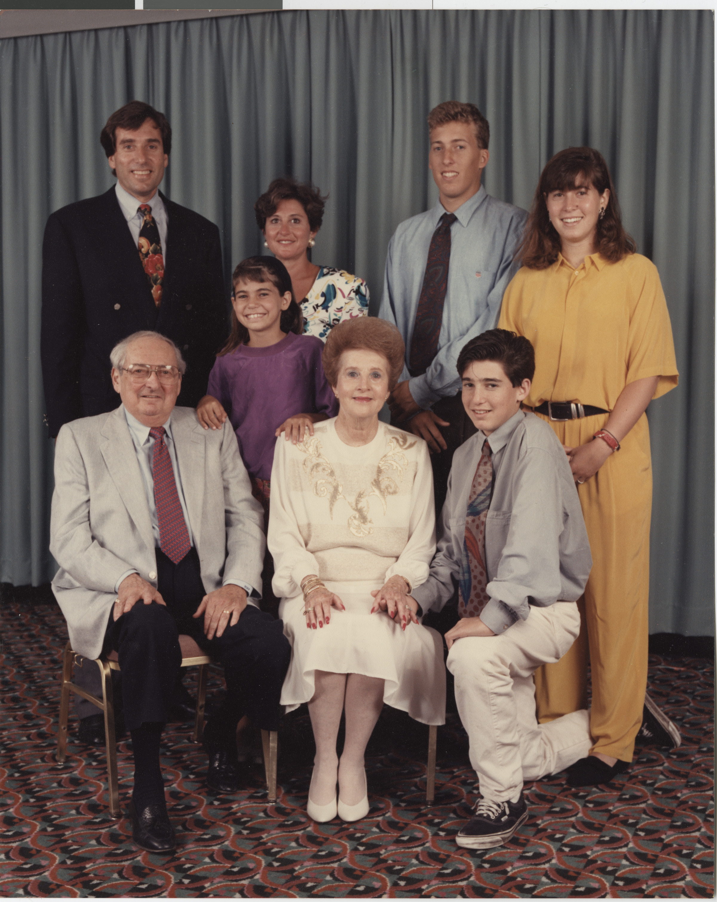 Portrait of the Fine family, undated