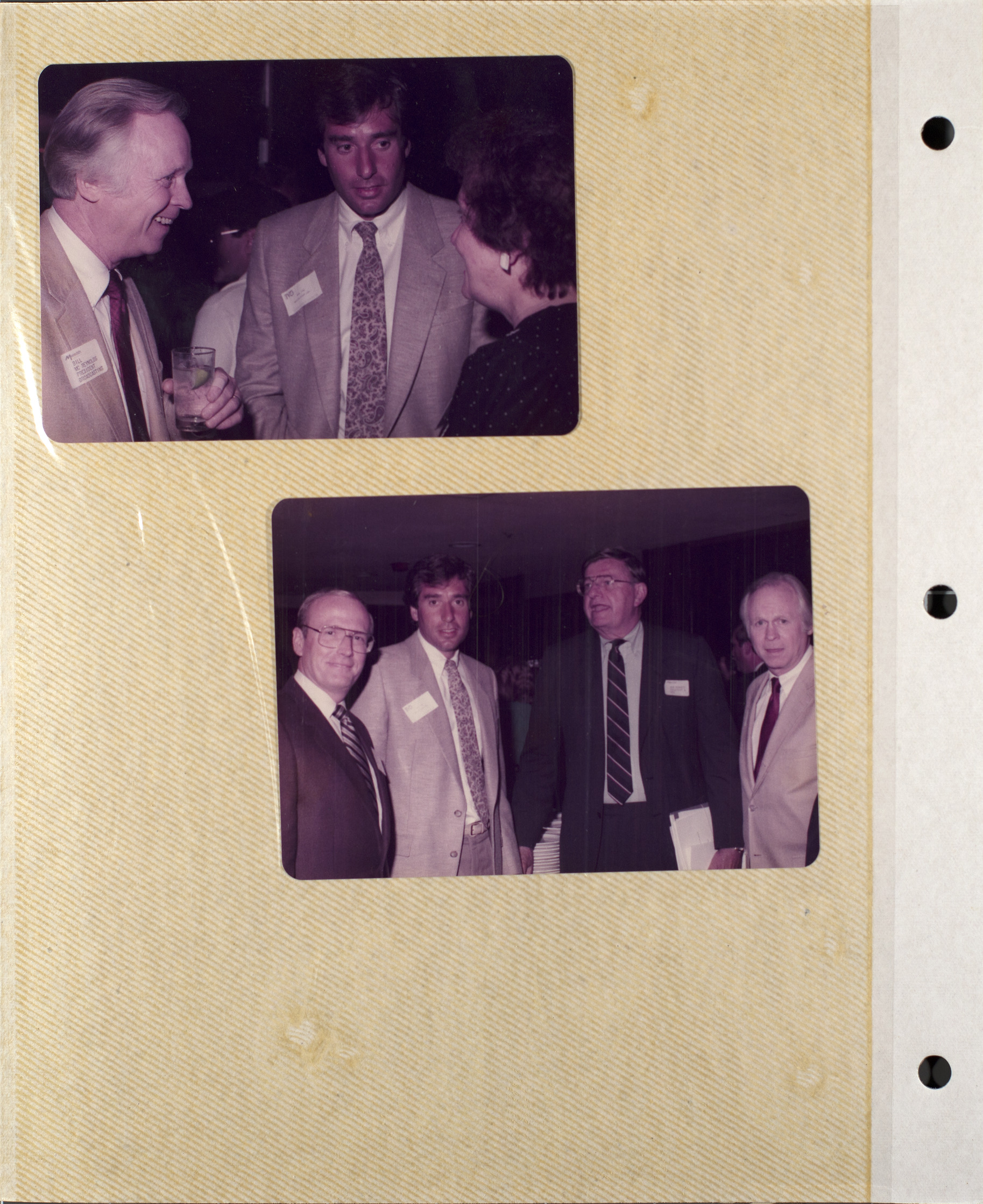Photographs of Mark Fine with others