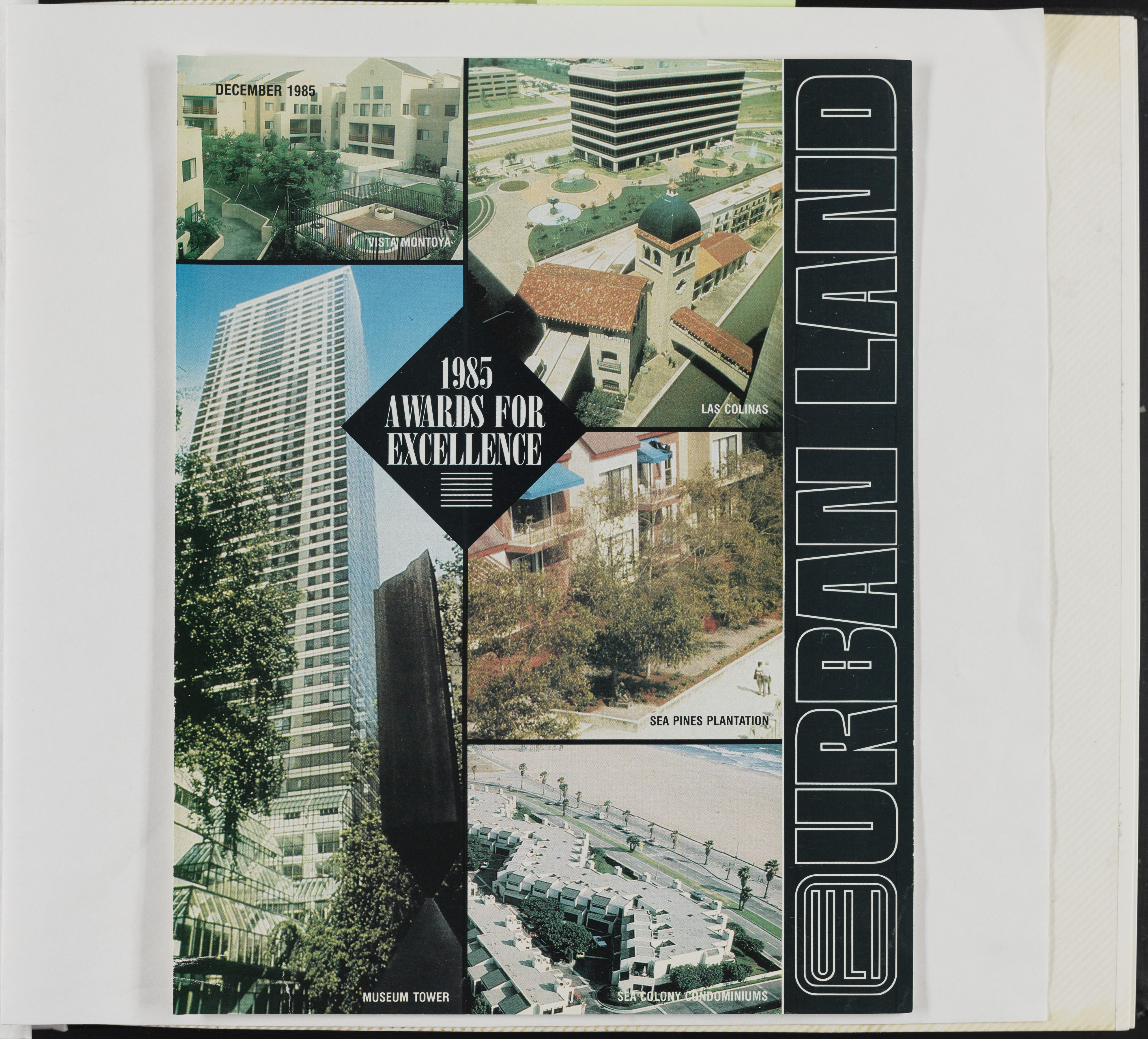 Urban Land Institute newsletter, cover