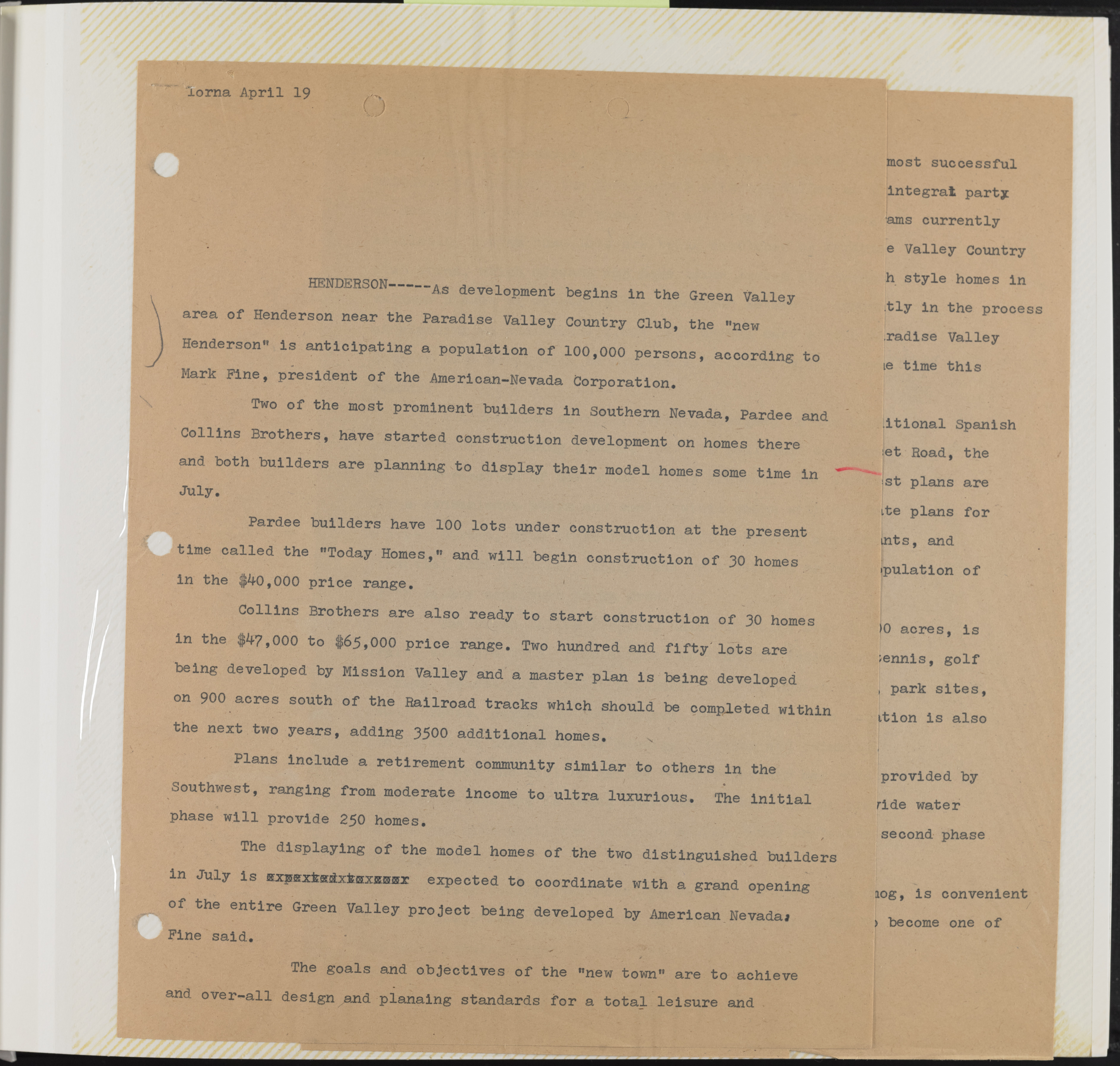 Press Release from American-Nevada Corporation