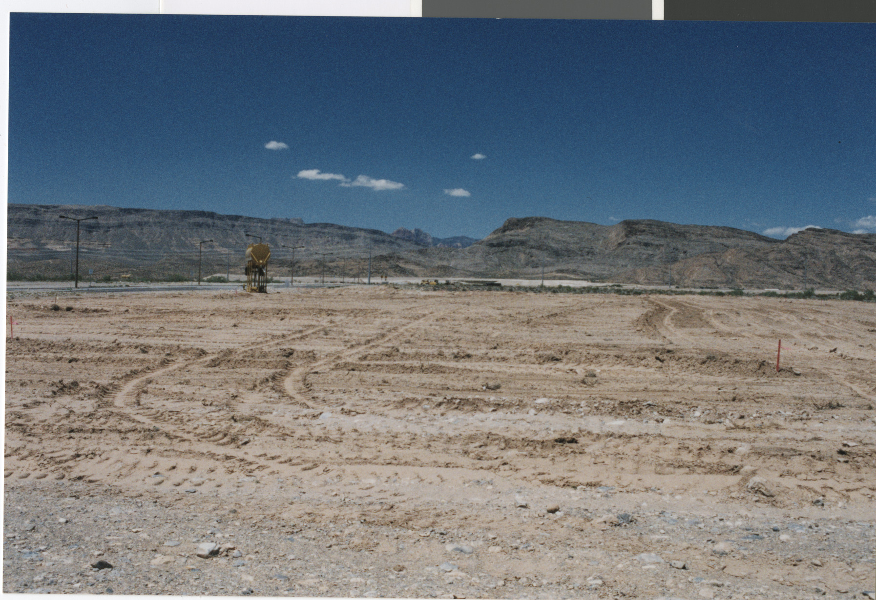 Photograph of view of construction of Temple Beth Sholom, 1990s