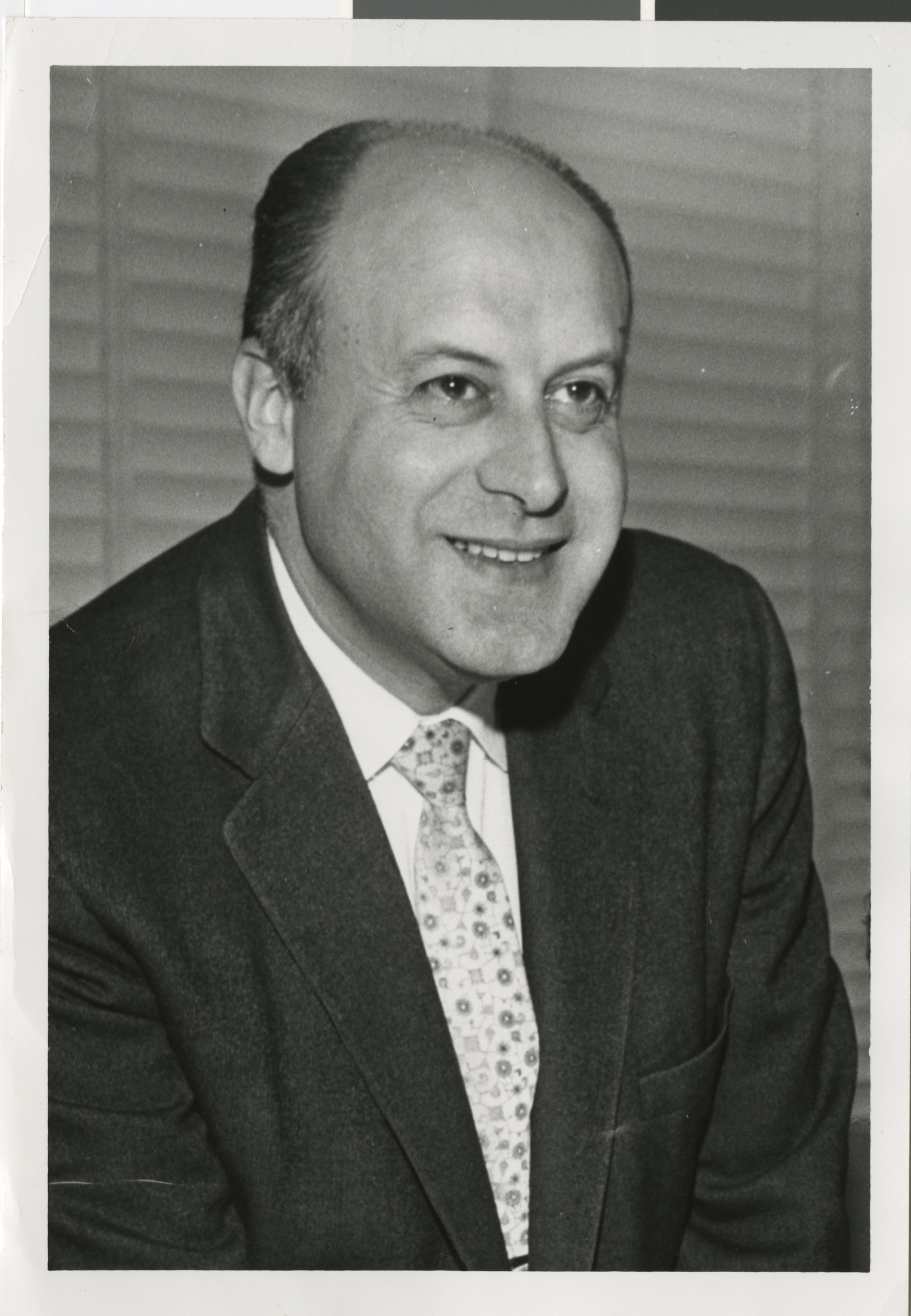Portrait of Rabbi Harry Sherer, February 1960