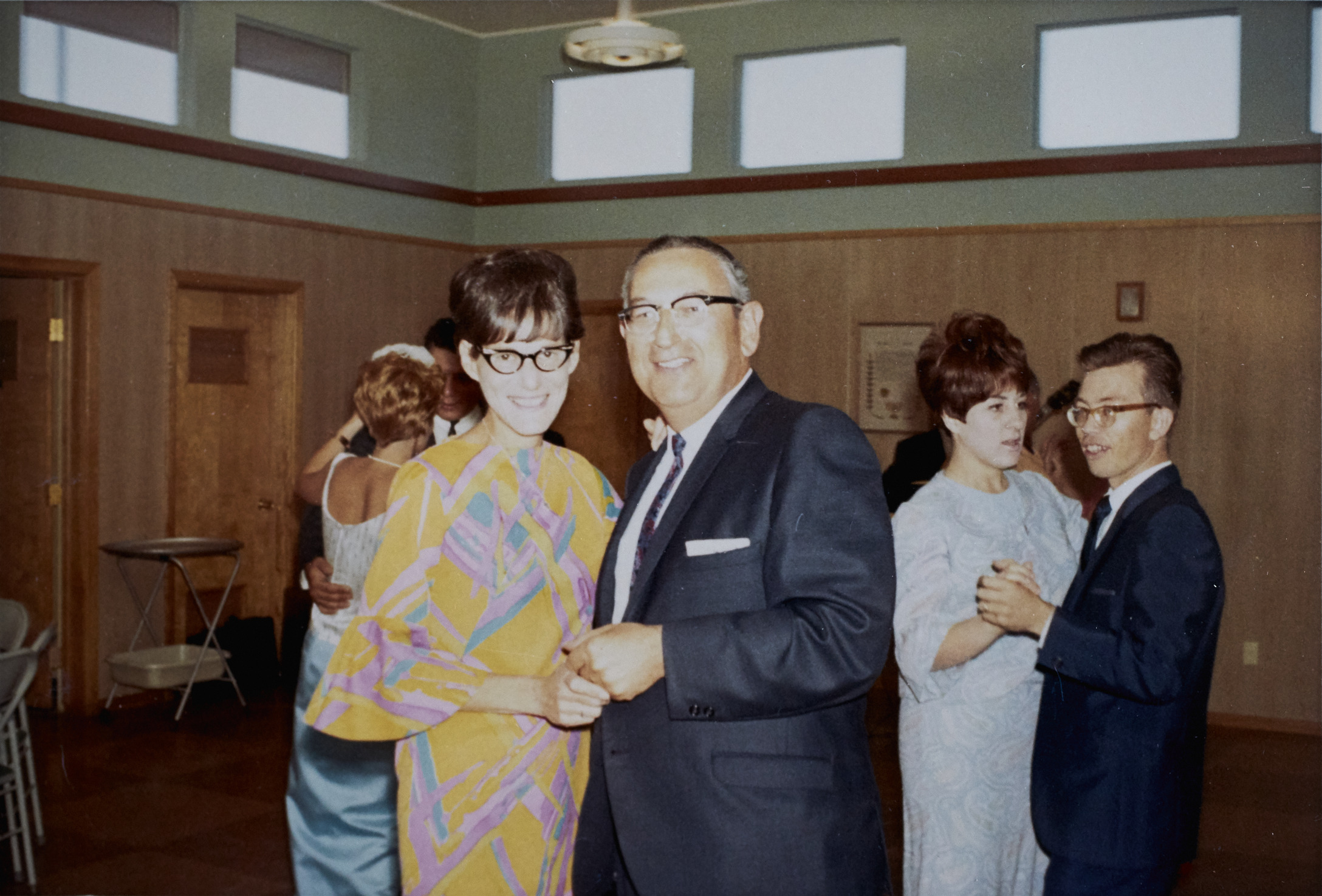 Photograph of wedding reception for David and Iris Torjman, August 1966