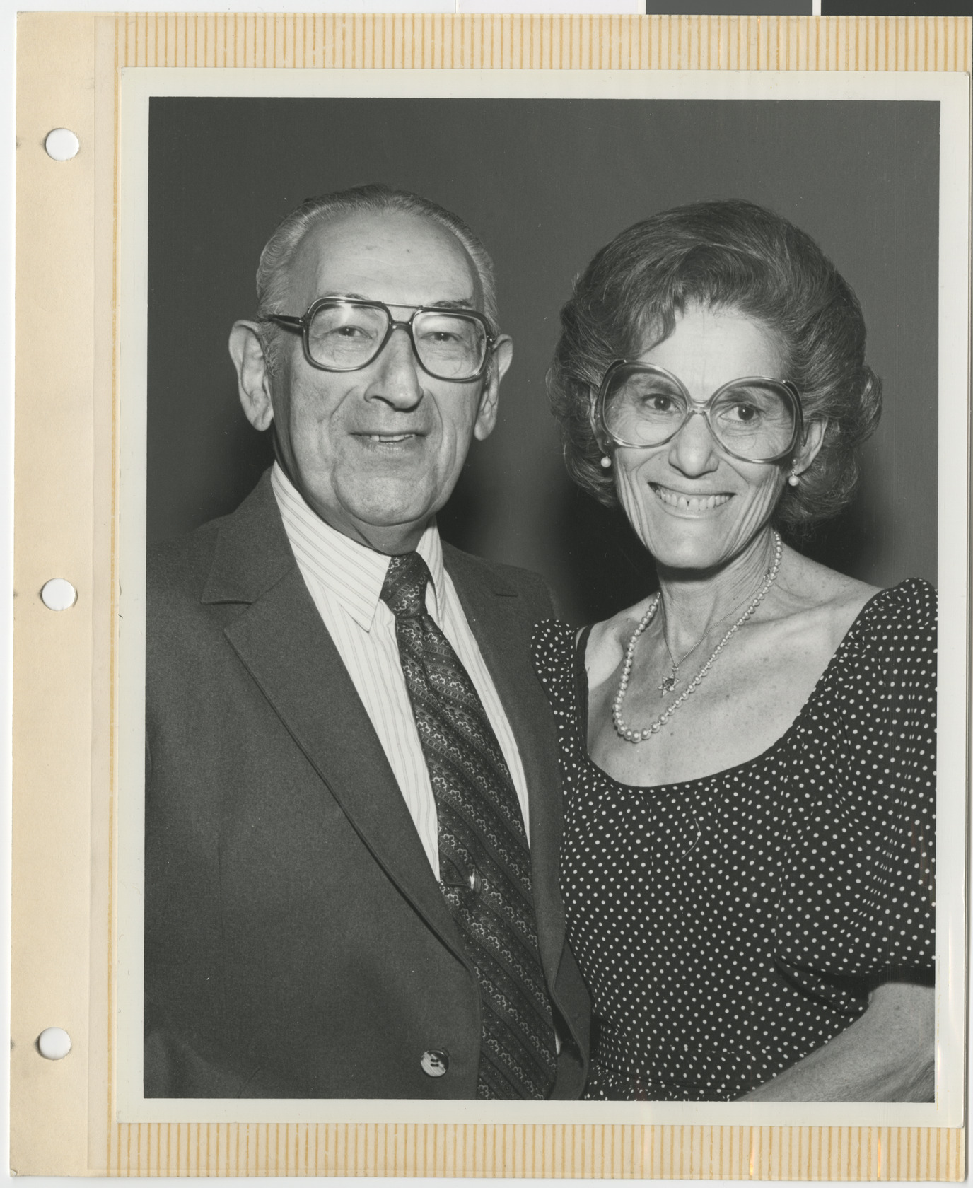 Photograph of Leo and Mickey Wilner