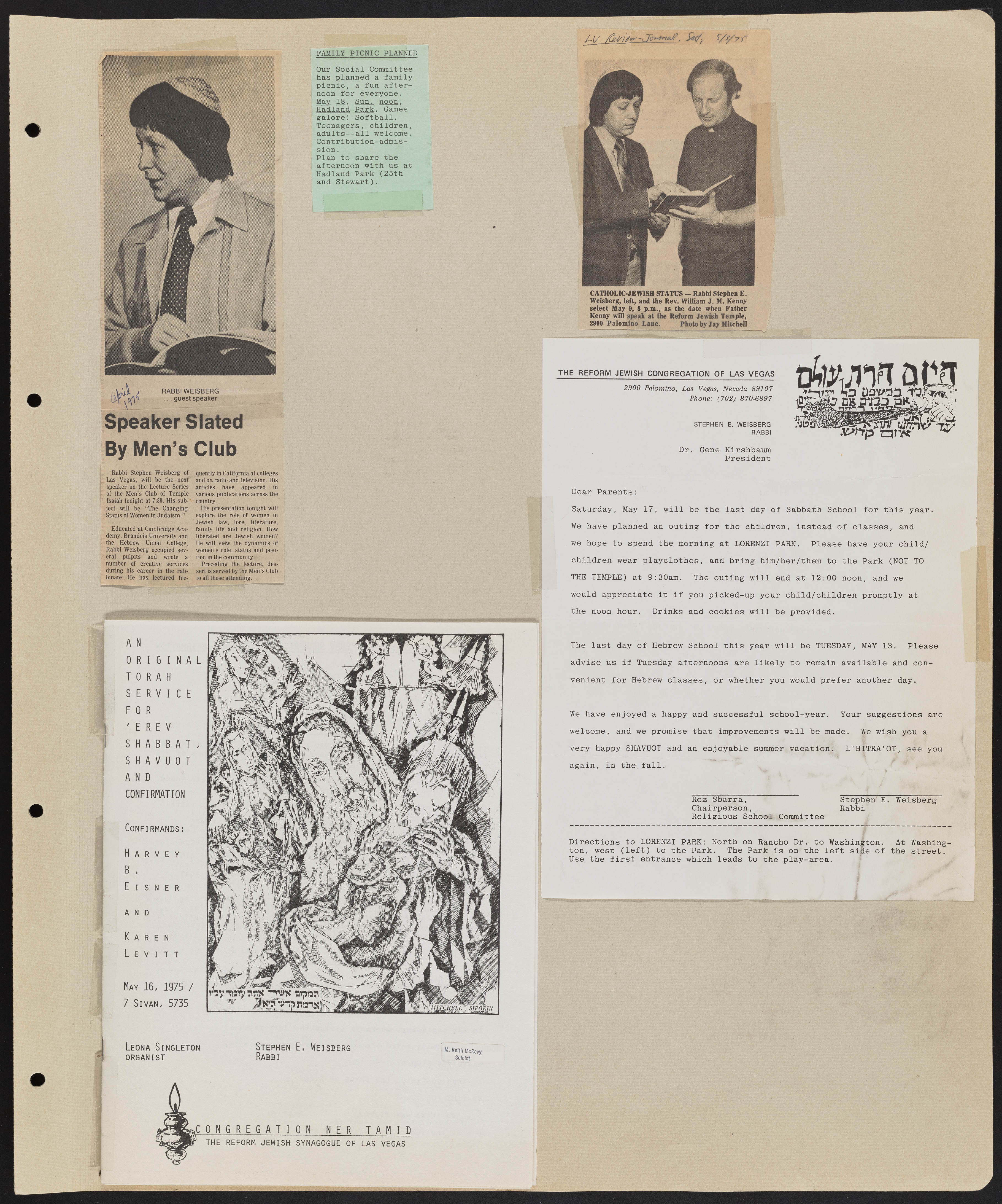 Congregation Ner Tamid Scrapbook, image 15