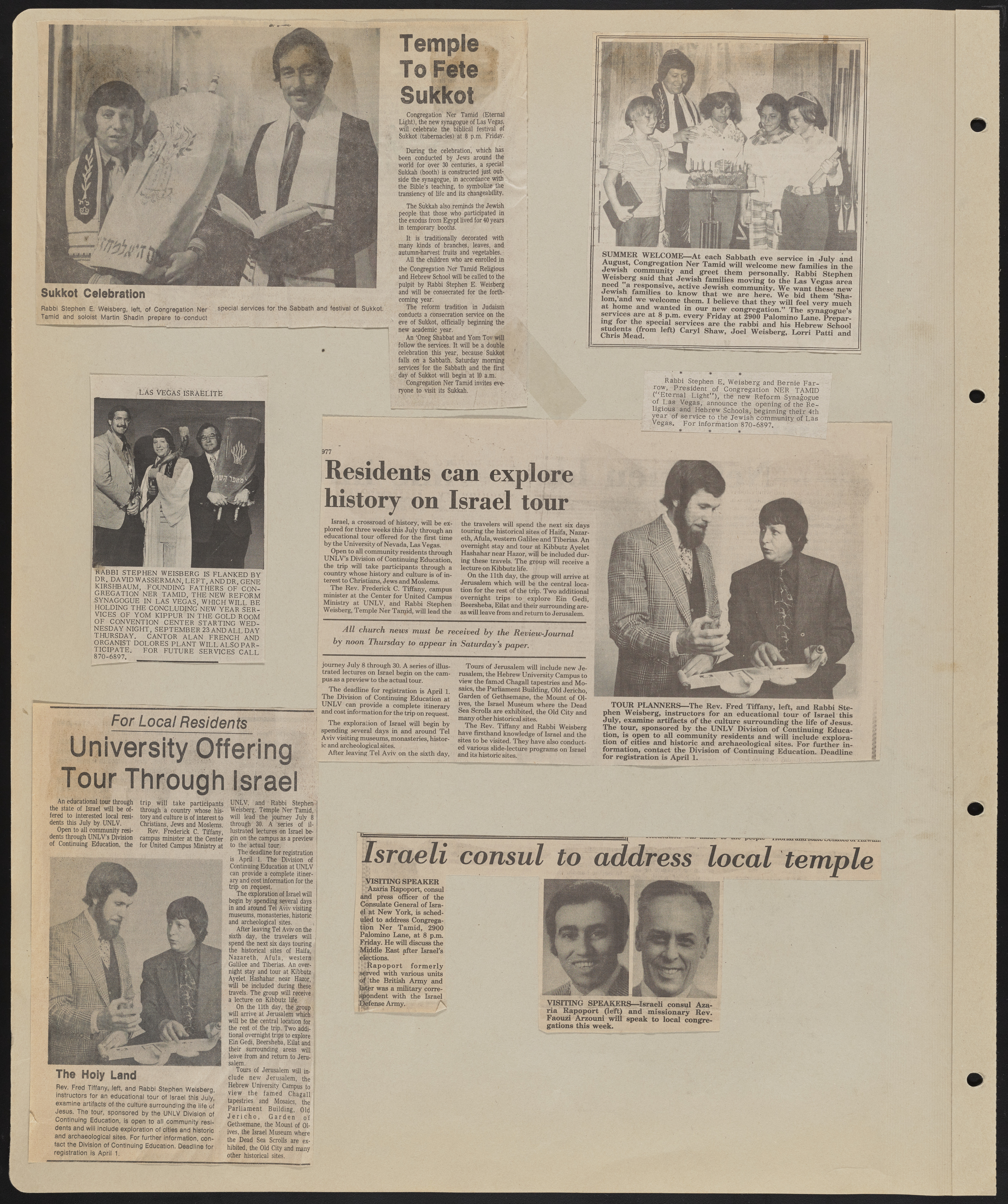 Congregation Ner Tamid Scrapbook, image 32