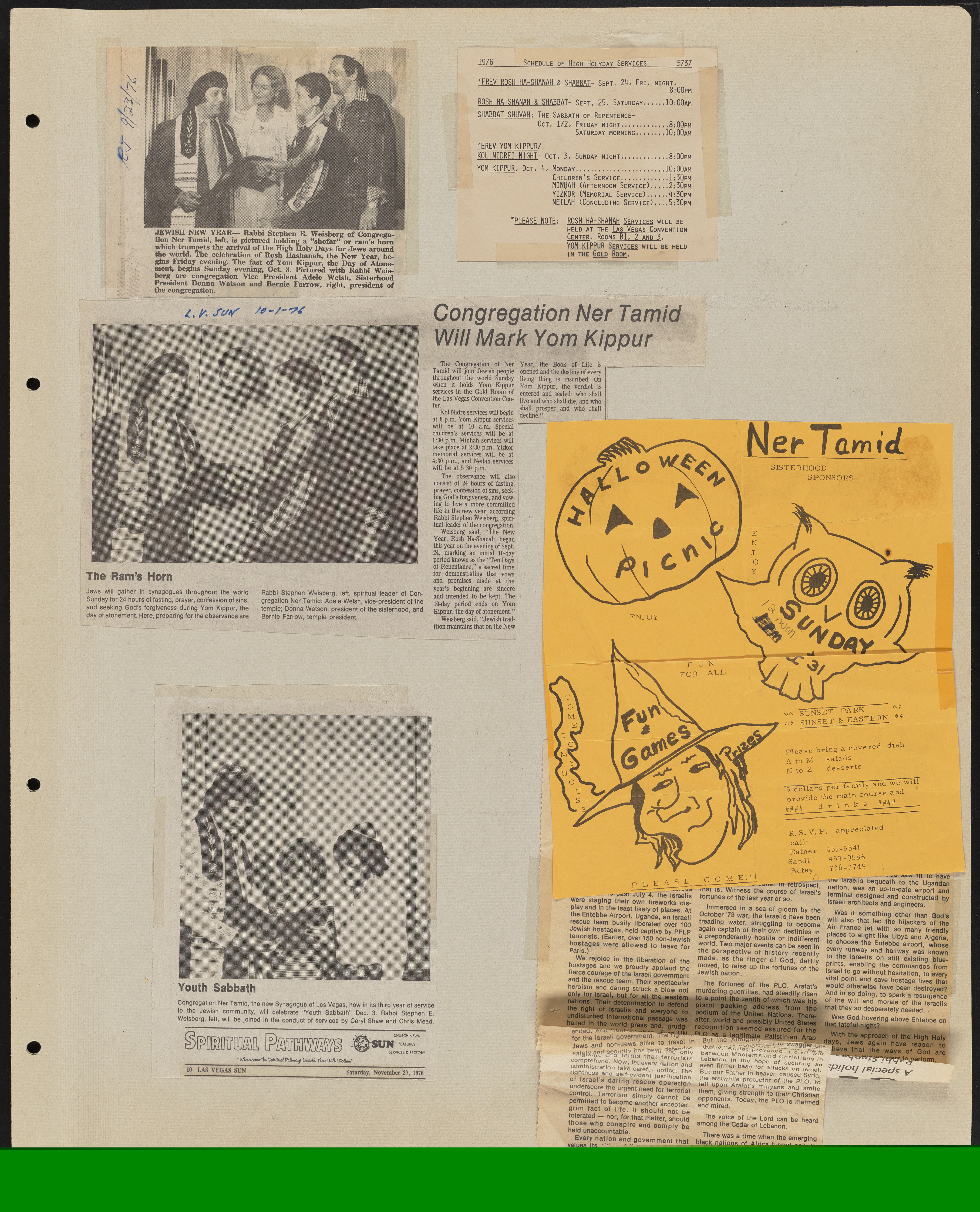 Congregation Ner Tamid Scrapbook, image 33
