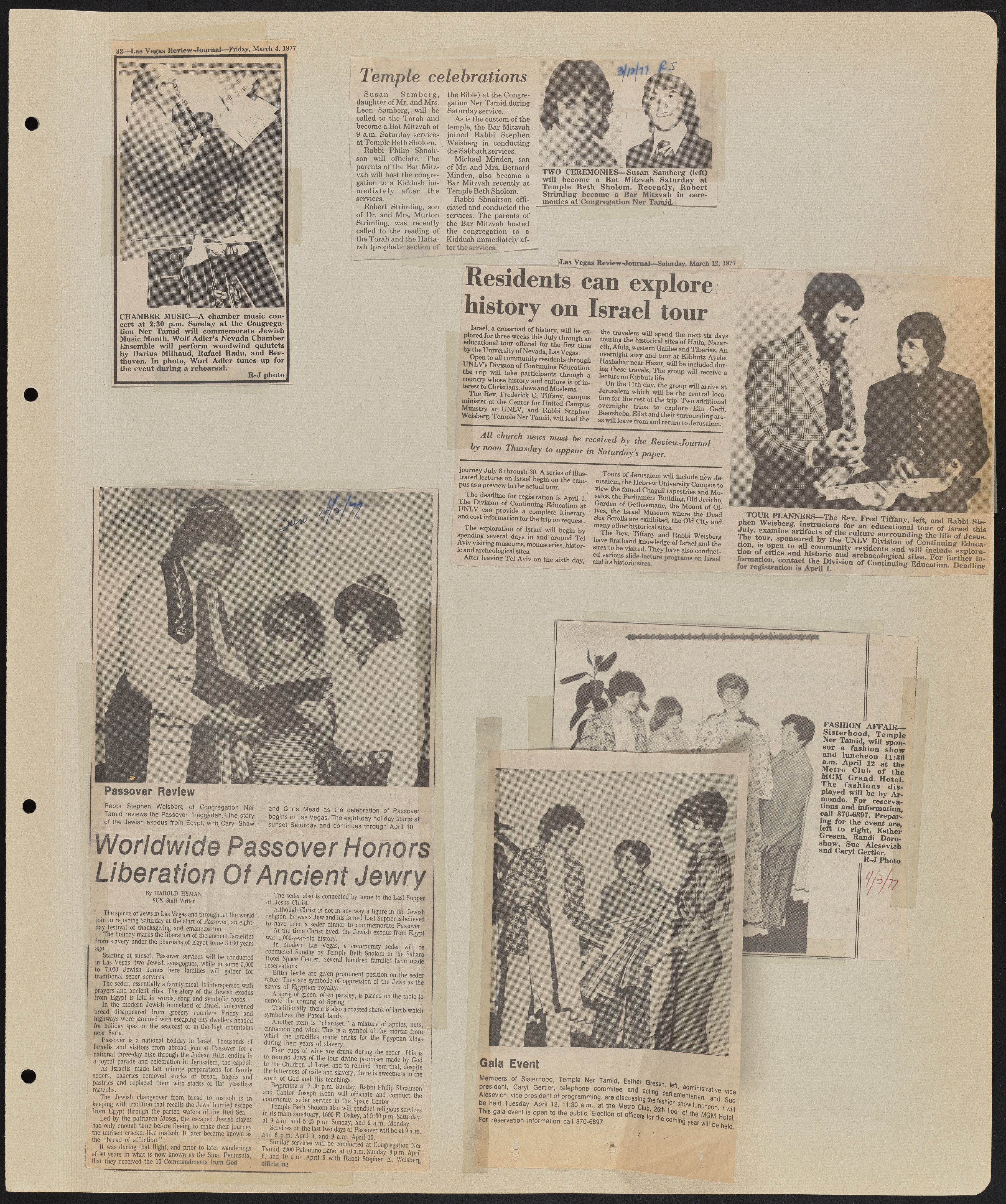 Congregation Ner Tamid Scrapbook, image 39