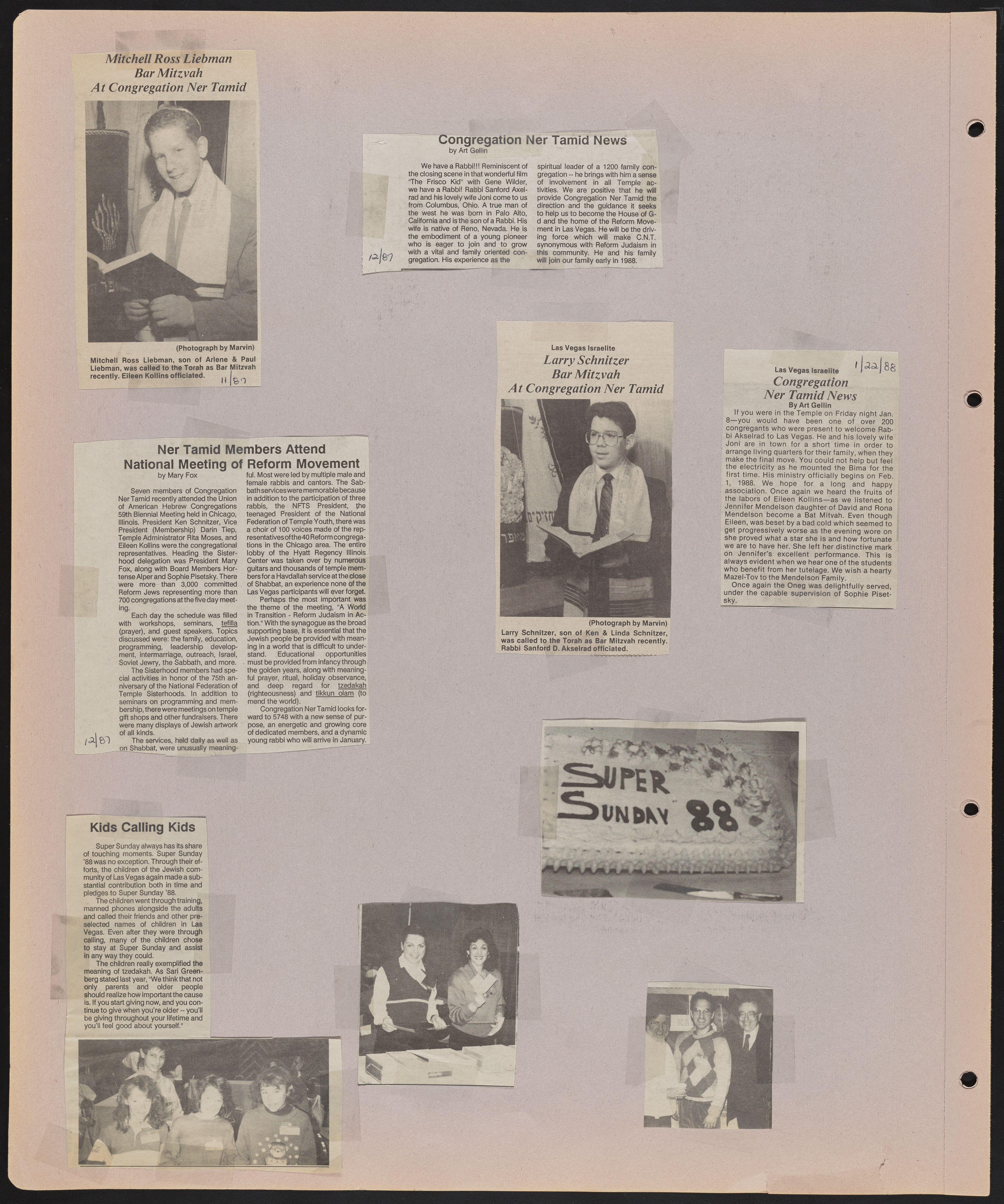 Congregation Ner Tamid Scrapbook, image 75
