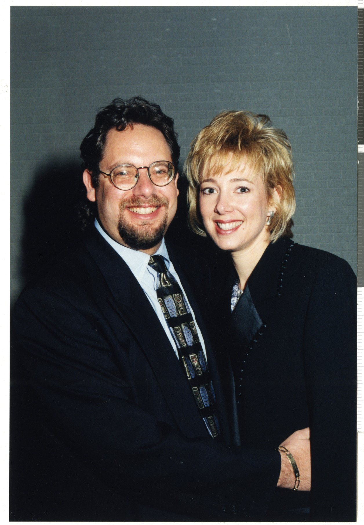 Photographs from album of Temple Beth Sholom construction celebration, image 19