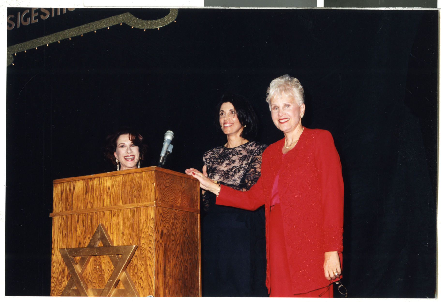 Photographs from album of Temple Beth Sholom construction celebration, image 22