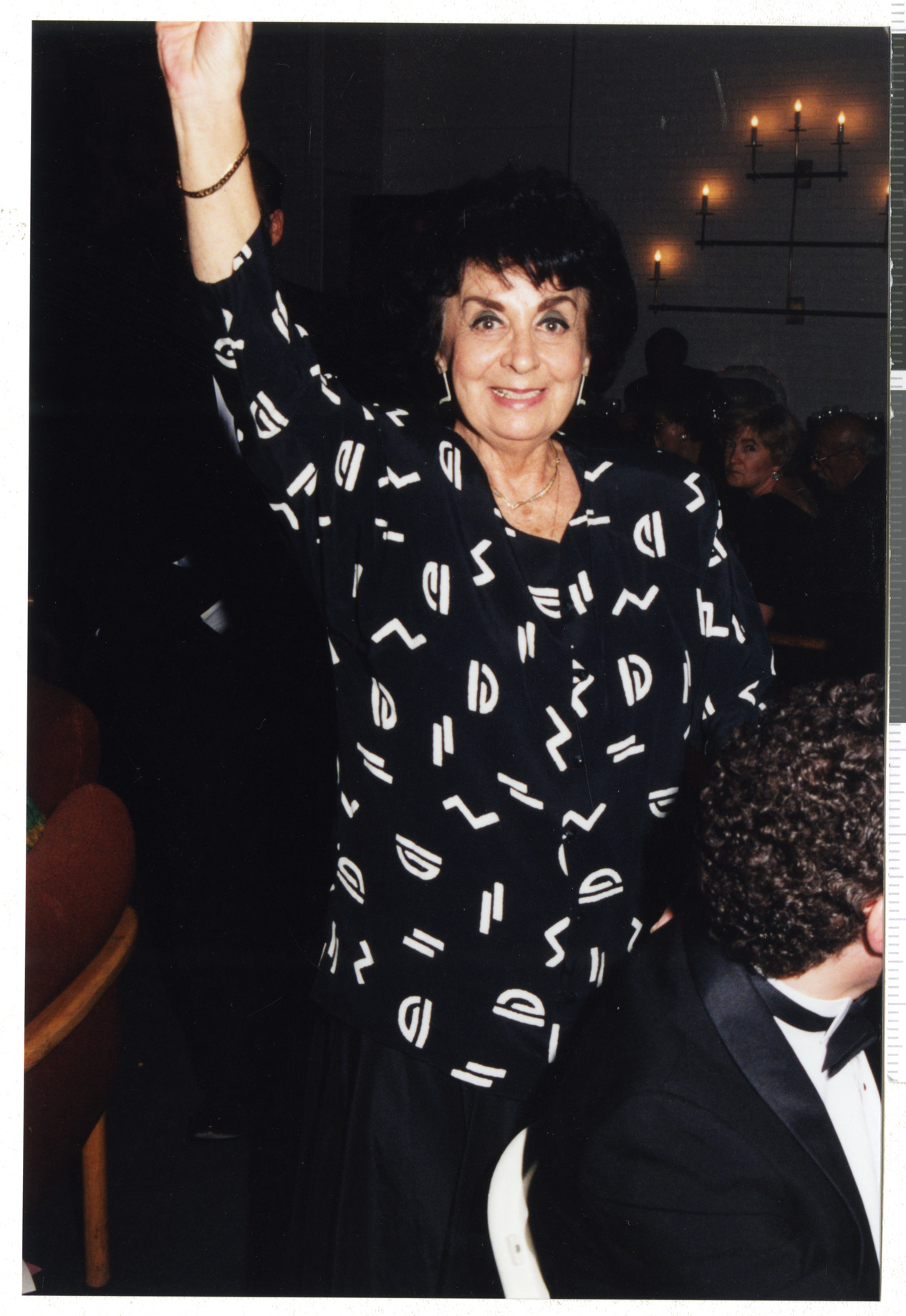 Photographs from album of Temple Beth Sholom construction celebration, image 23