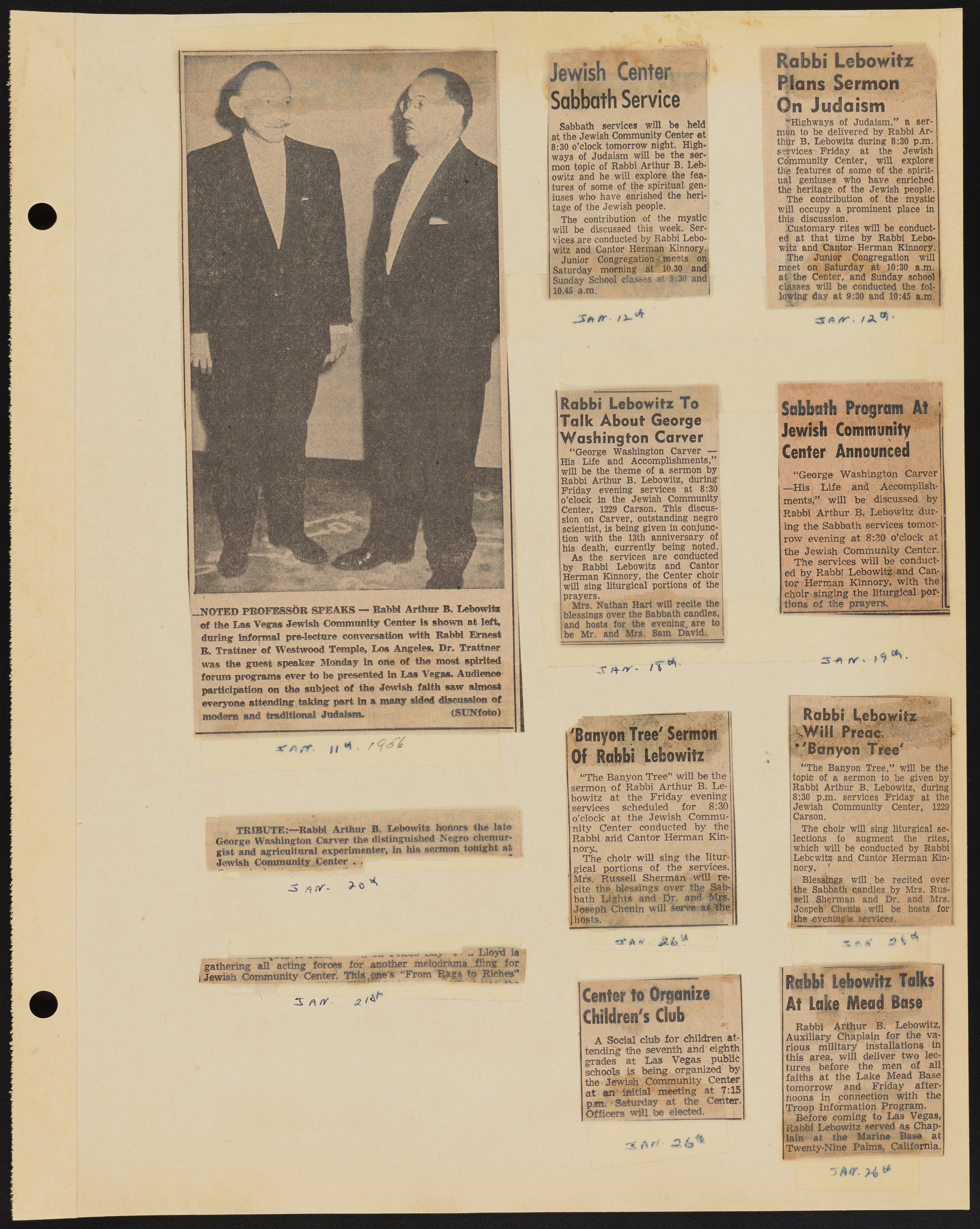 Temple Beth Sholom Sisterhood scrapbook, image 08