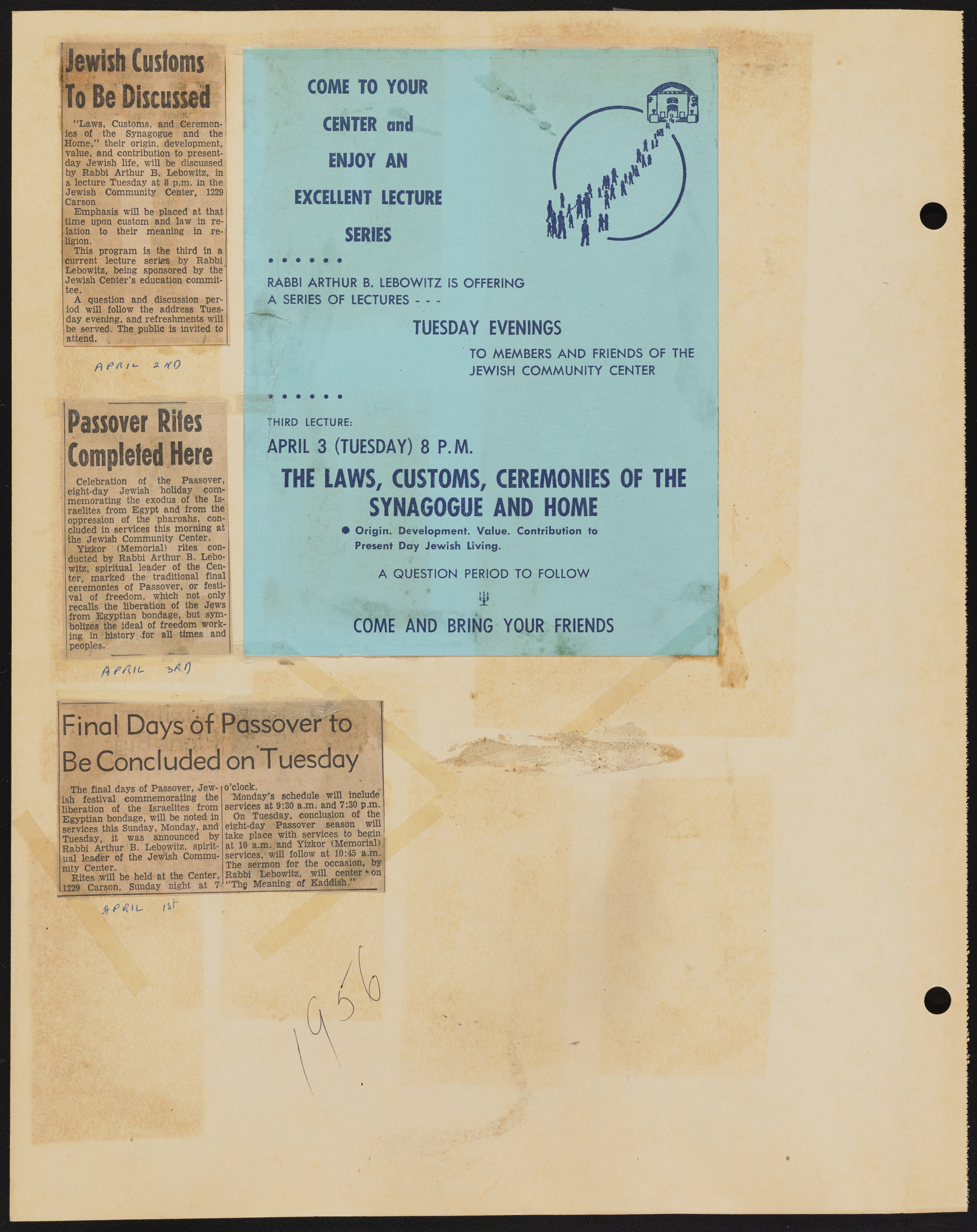 Temple Beth Sholom Sisterhood scrapbook, image 20