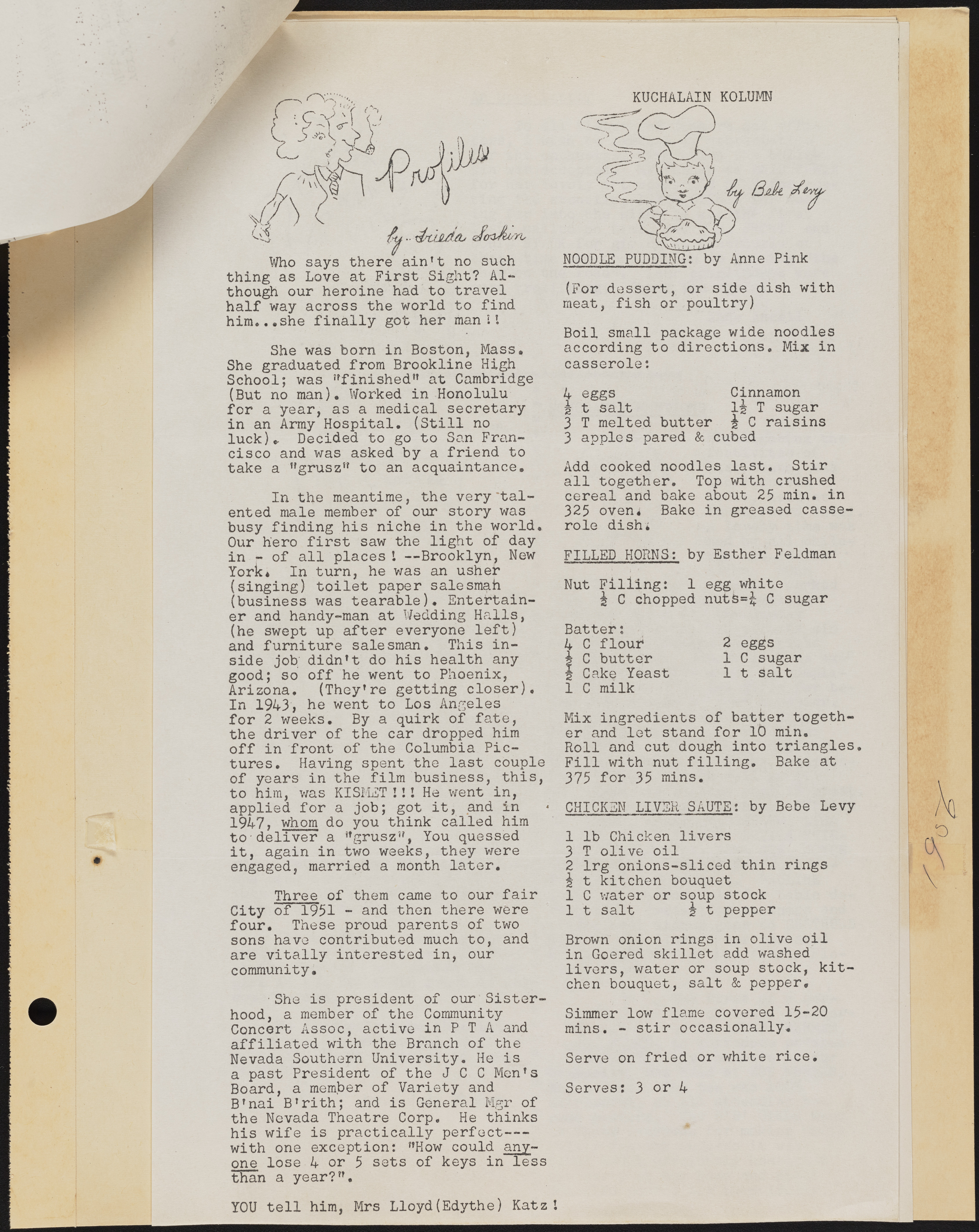 Temple Beth Sholom Sisterhood scrapbook, image 25