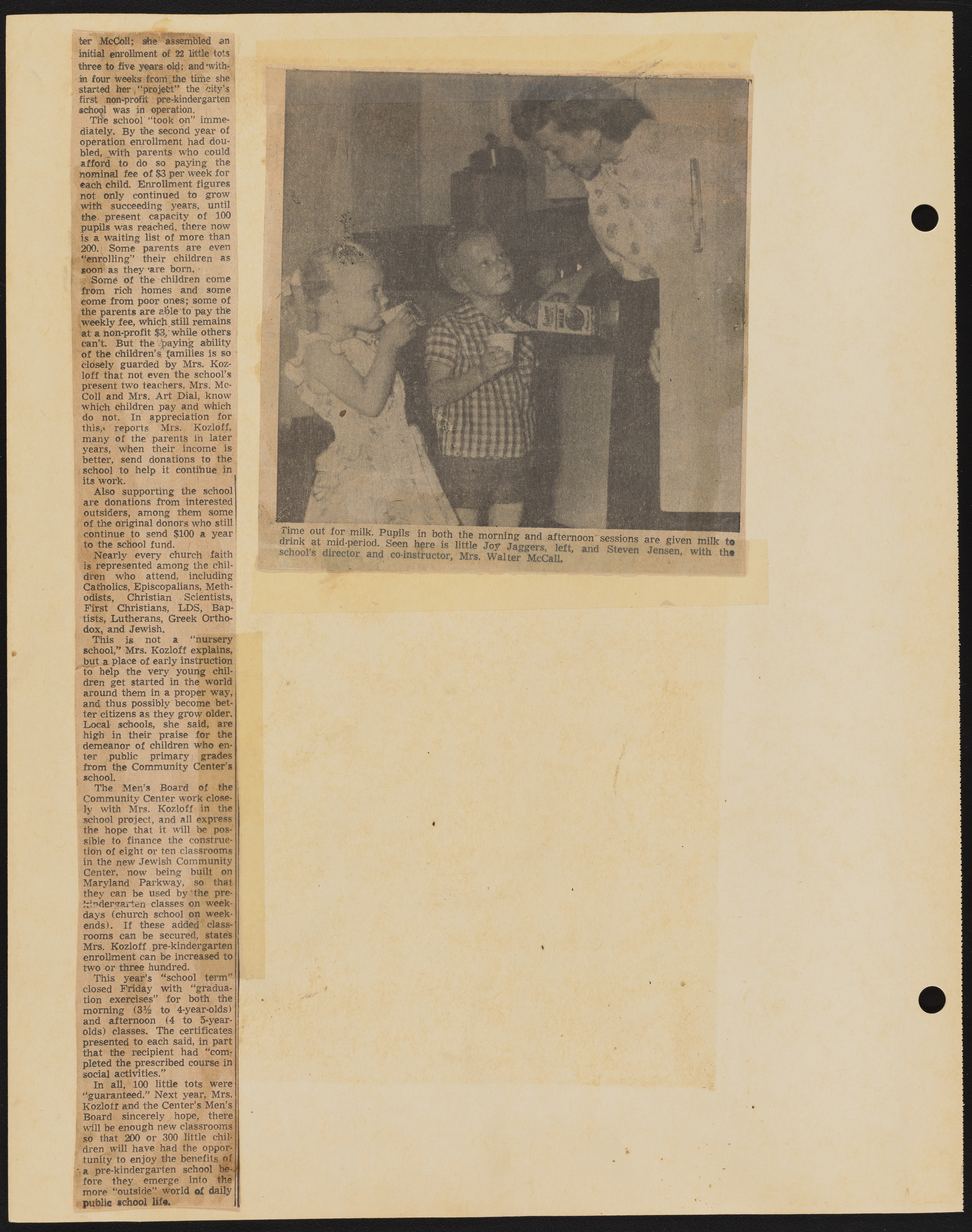 Temple Beth Sholom Sisterhood scrapbook, image 41