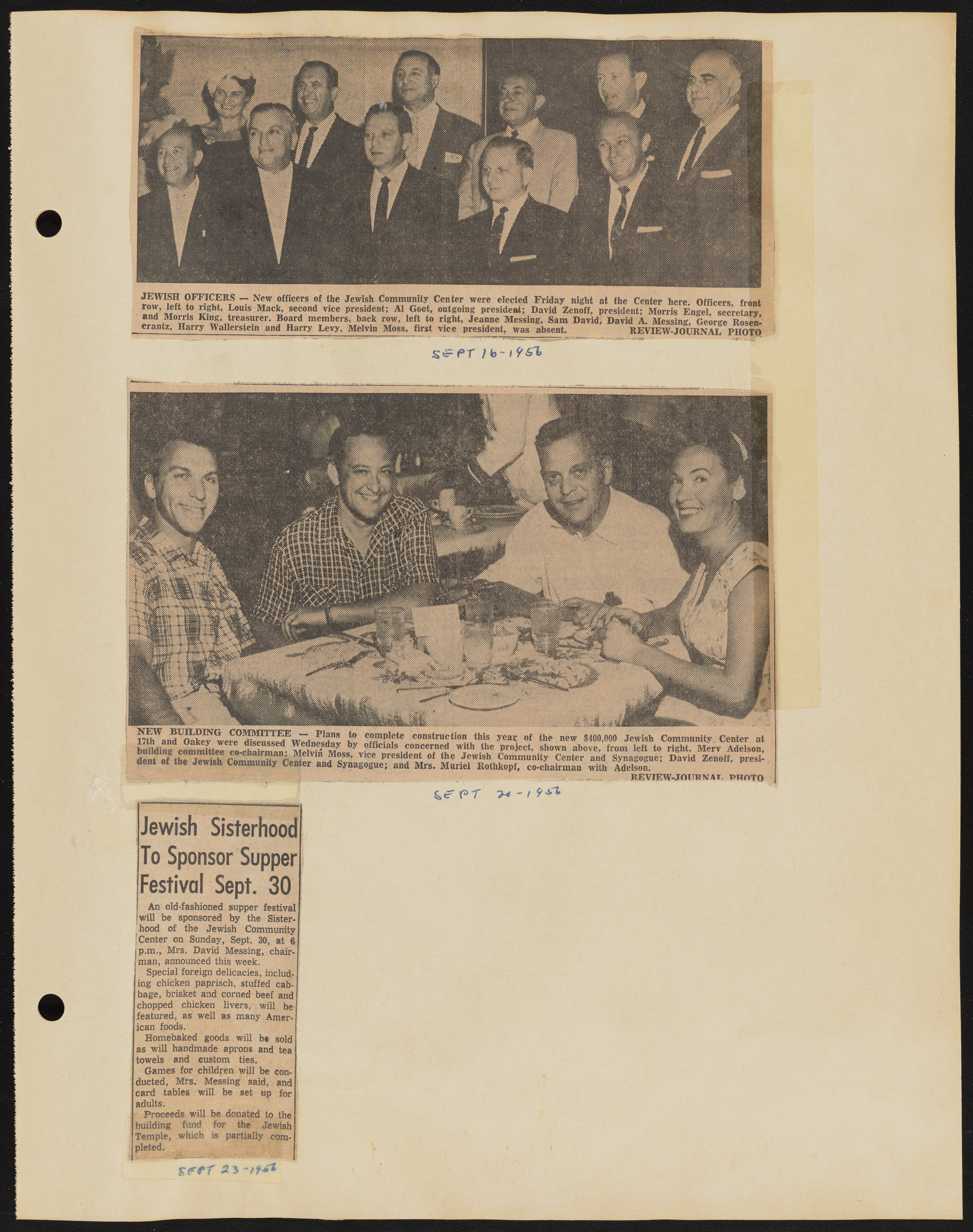 Temple Beth Sholom Sisterhood scrapbook, image 75