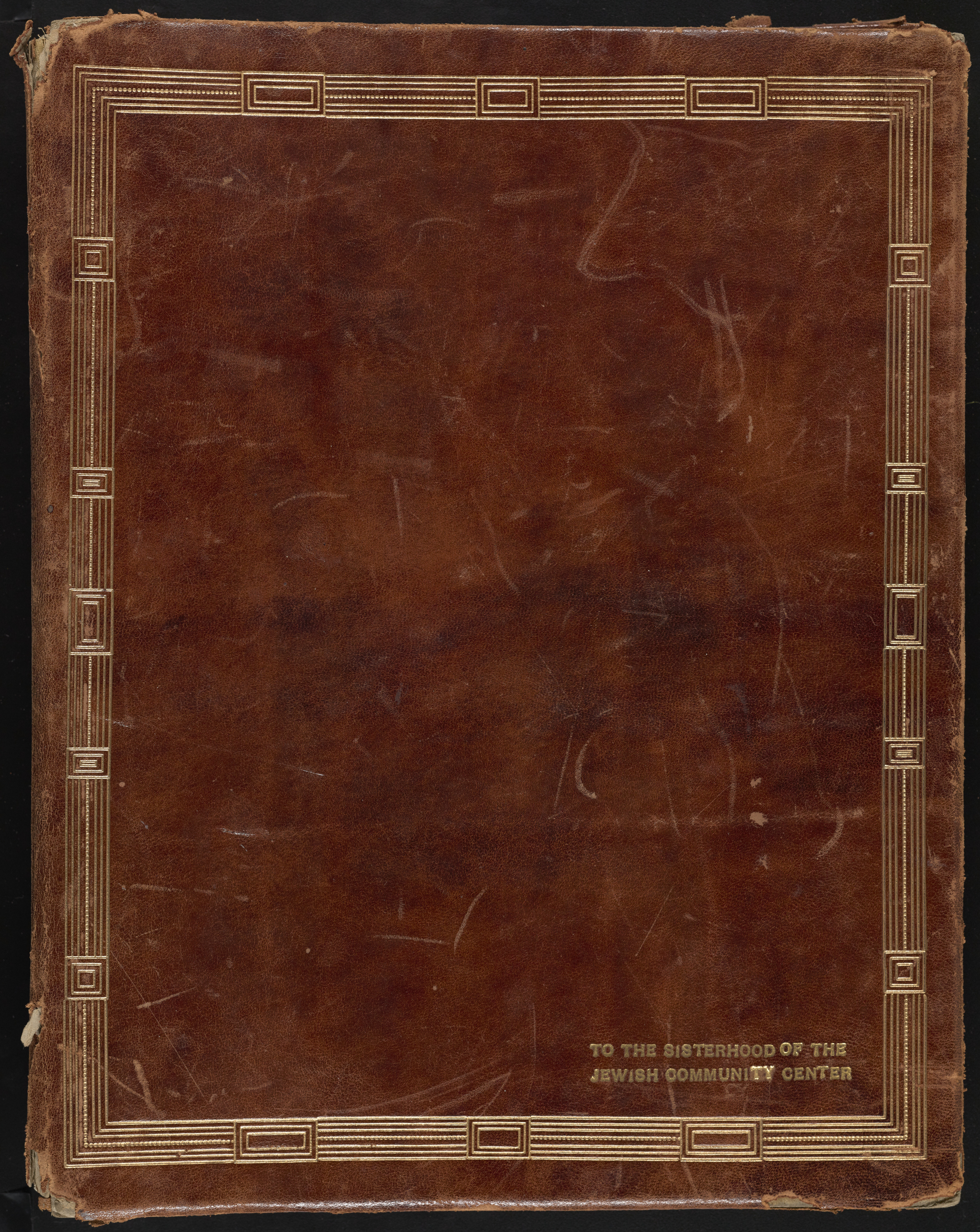 Temple Beth Sholom Sisterhood scrapbook, image 01