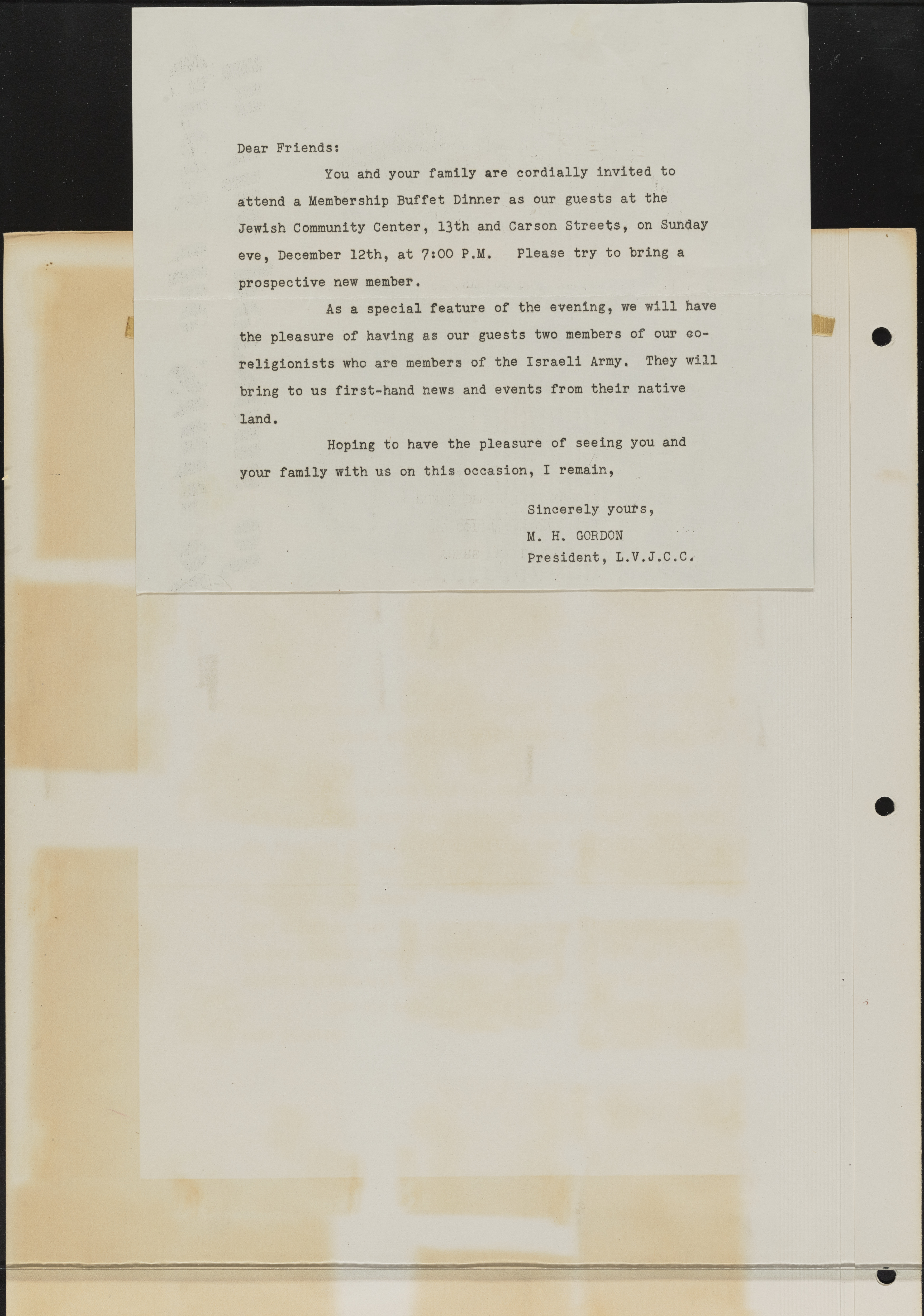 Temple Beth Sholom Sisterhood scrapbook, image 06