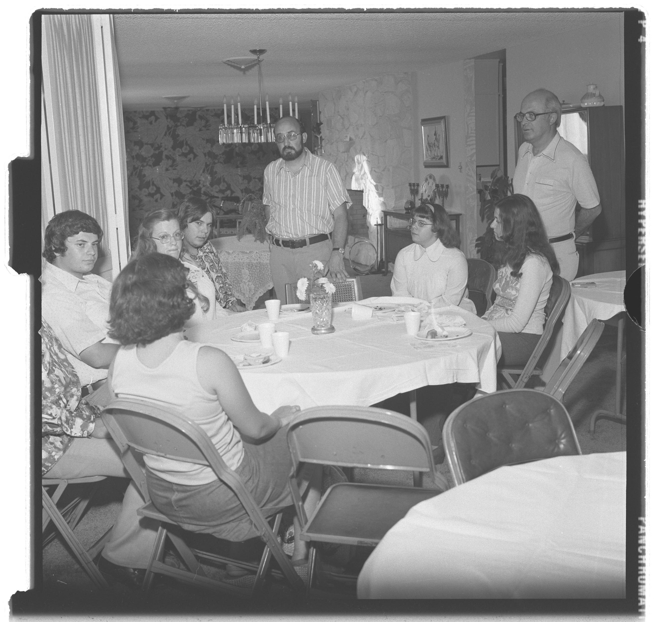 Photographs of Temple Beth Sholom reception, image 02