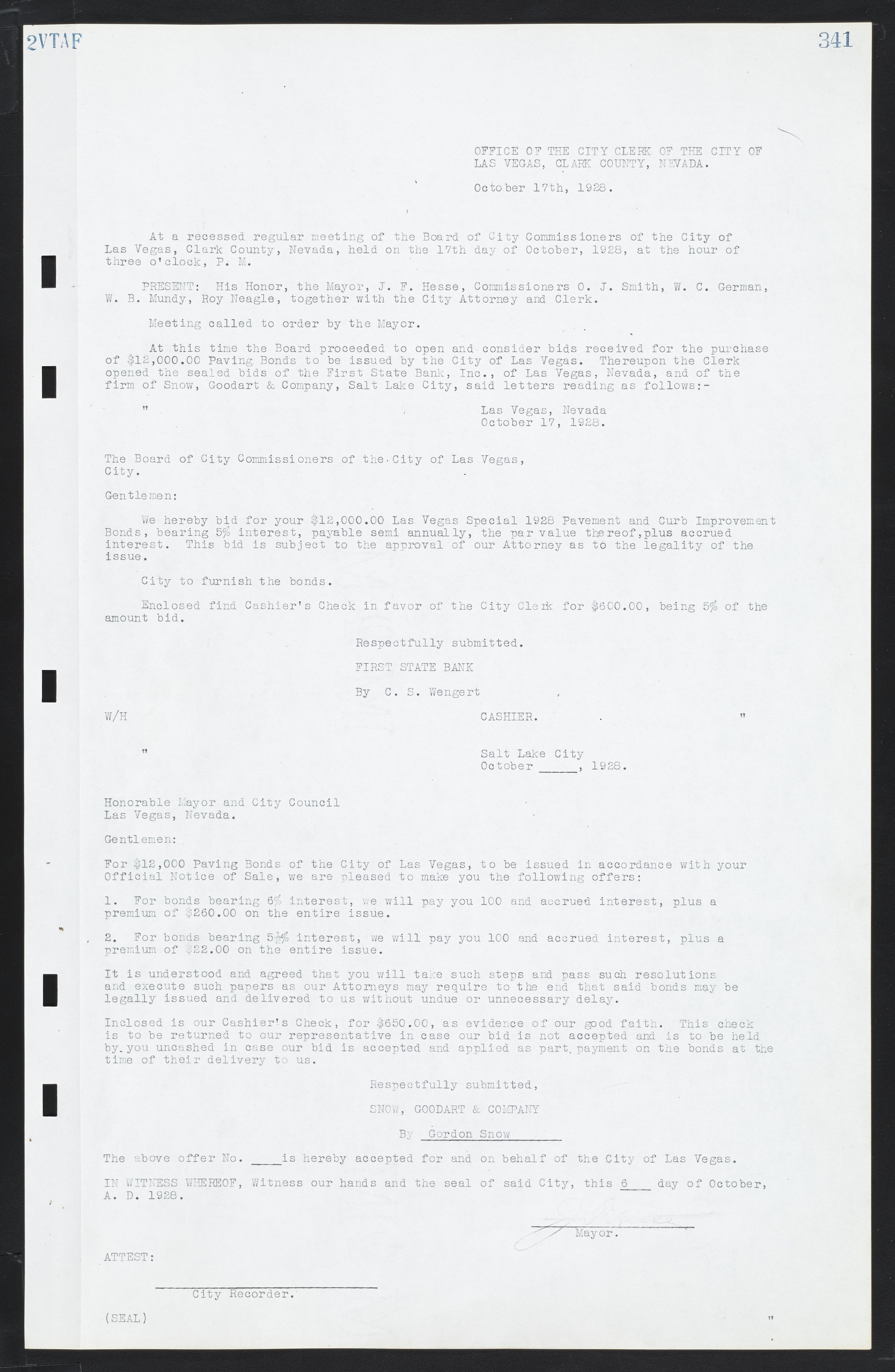 Las Vegas City Commission Minutes, March 1, 1922 to May 10, 1929, lvc000002-350