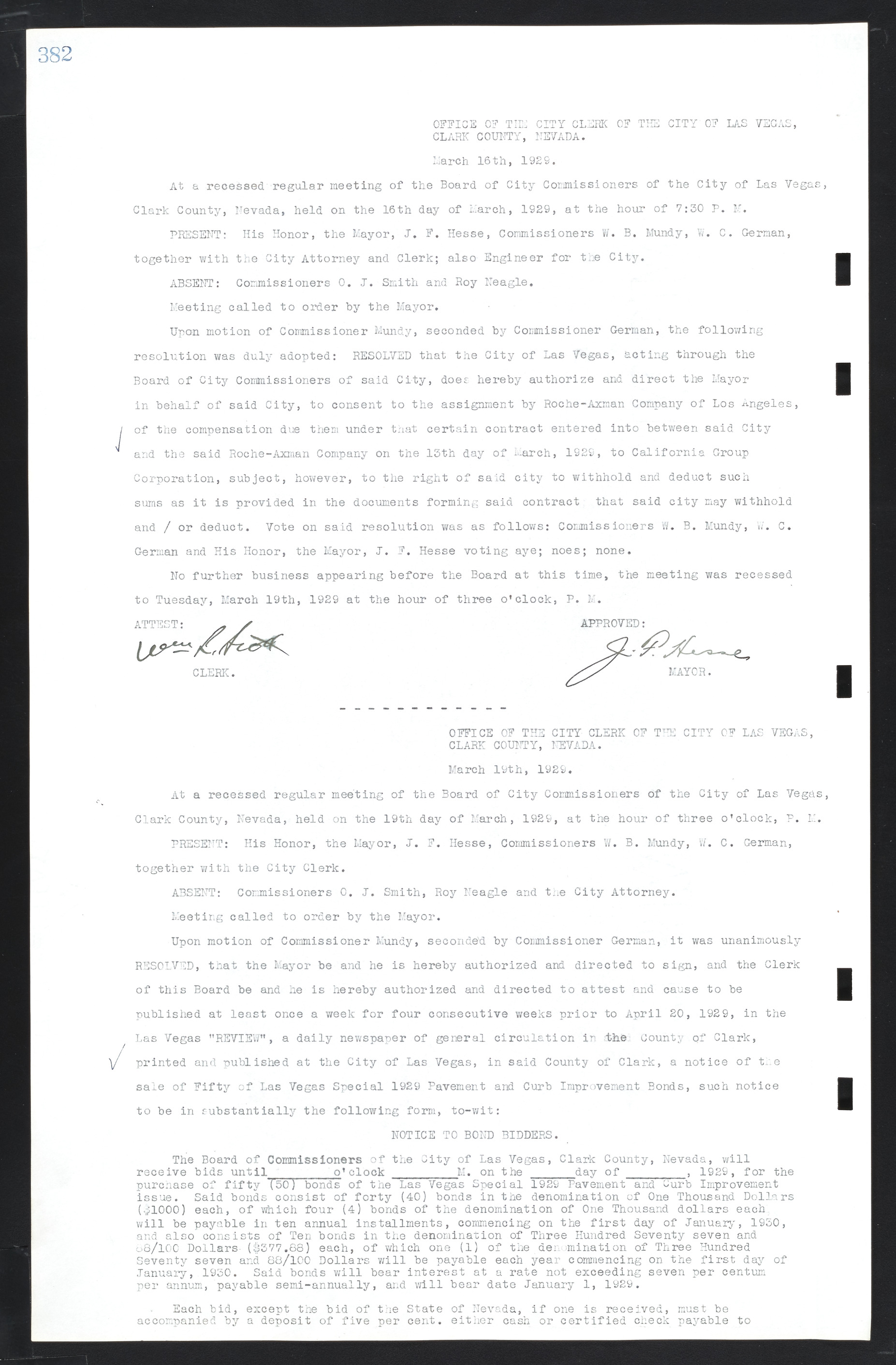 Las Vegas City Commission Minutes, March 1, 1922 to May 10, 1929, lvc000002-391