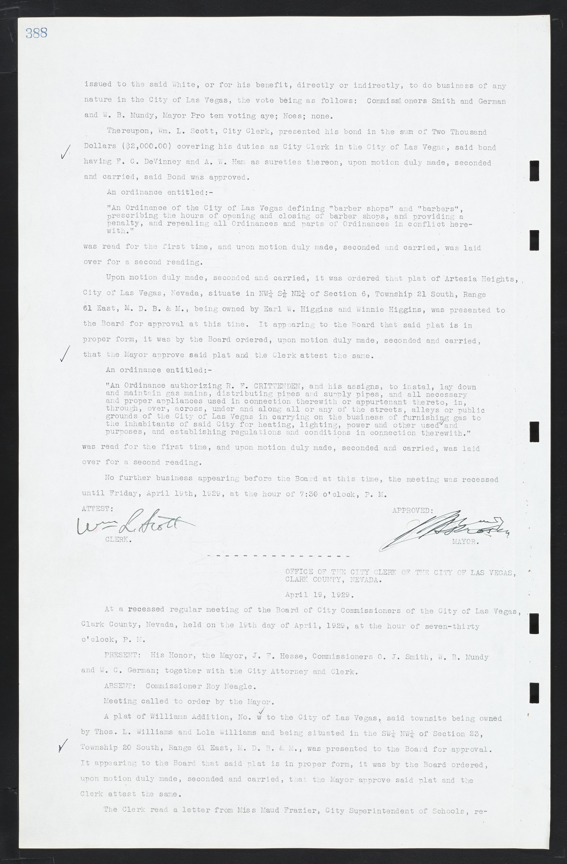 Las Vegas City Commission Minutes, March 1, 1922 to May 10, 1929, lvc000002-397