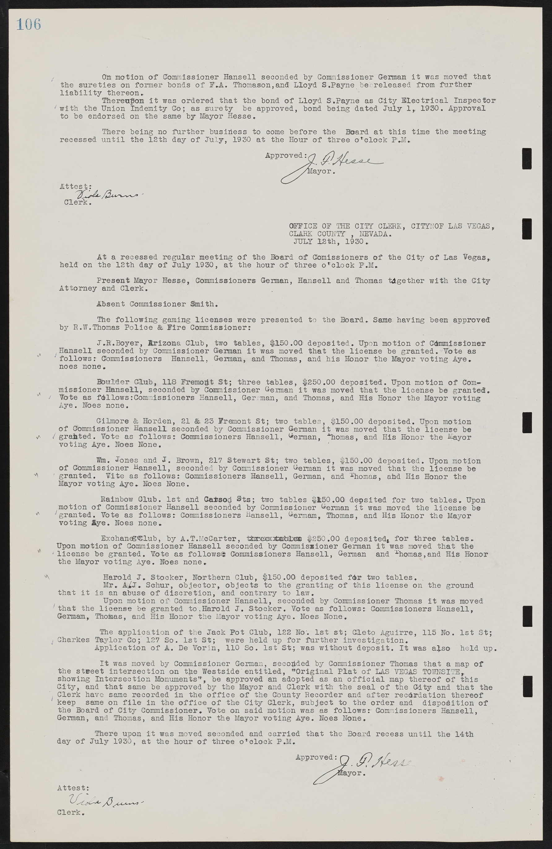 Las Vegas City Commission Minutes, May 14, 1929 to February 11, 1937, lvc000003-112