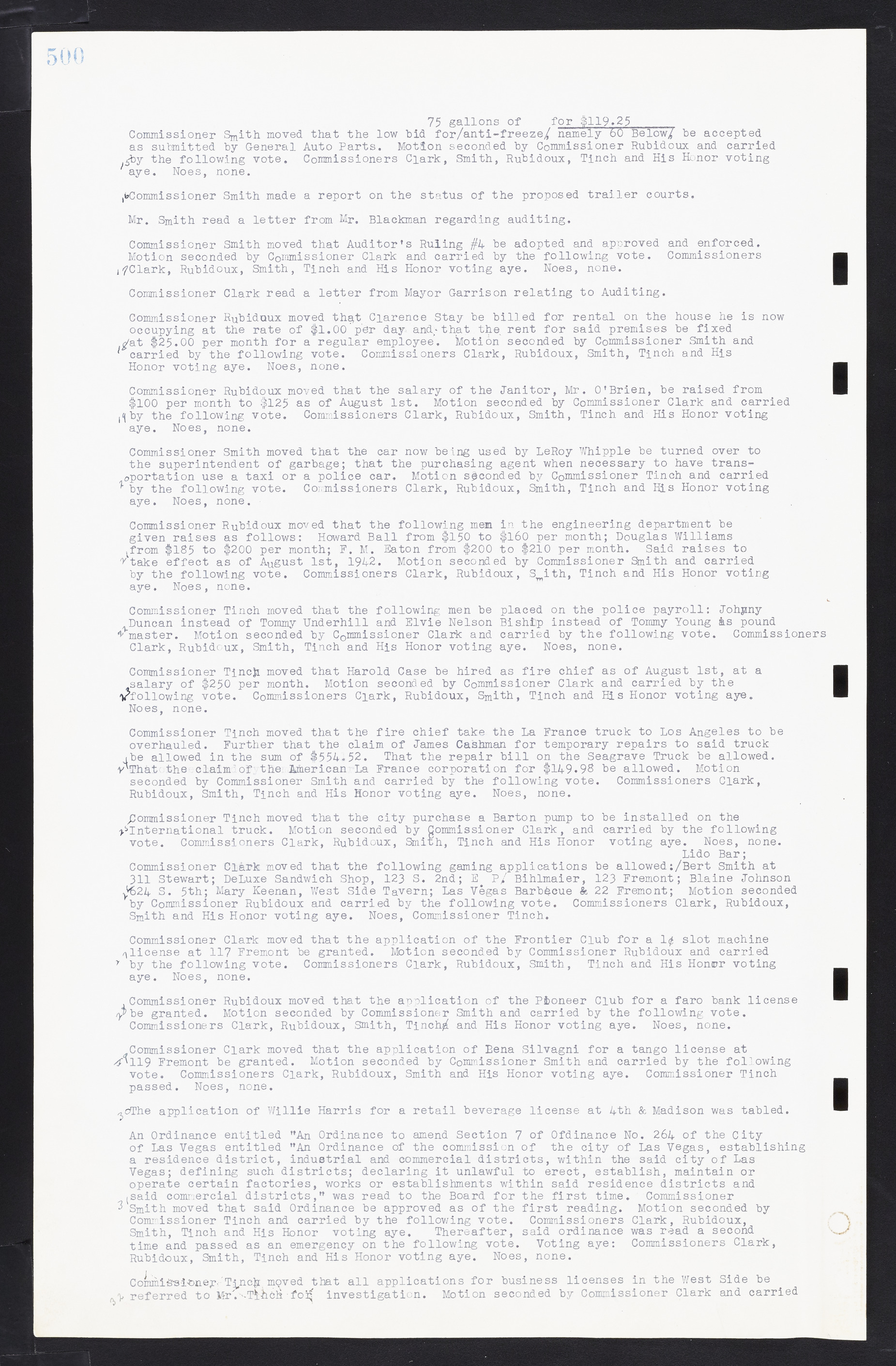 Las Vegas City Commission Minutes, February 17, 1937 to August 4, 1942, lvc000004-528